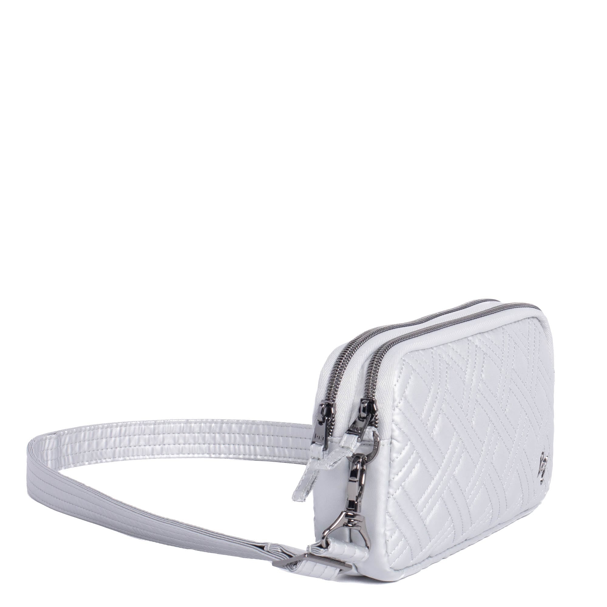 Coupe XL Convertible Crossbody Bag - METALLIC SILVER - CoupeXL_MetallicSilver_02