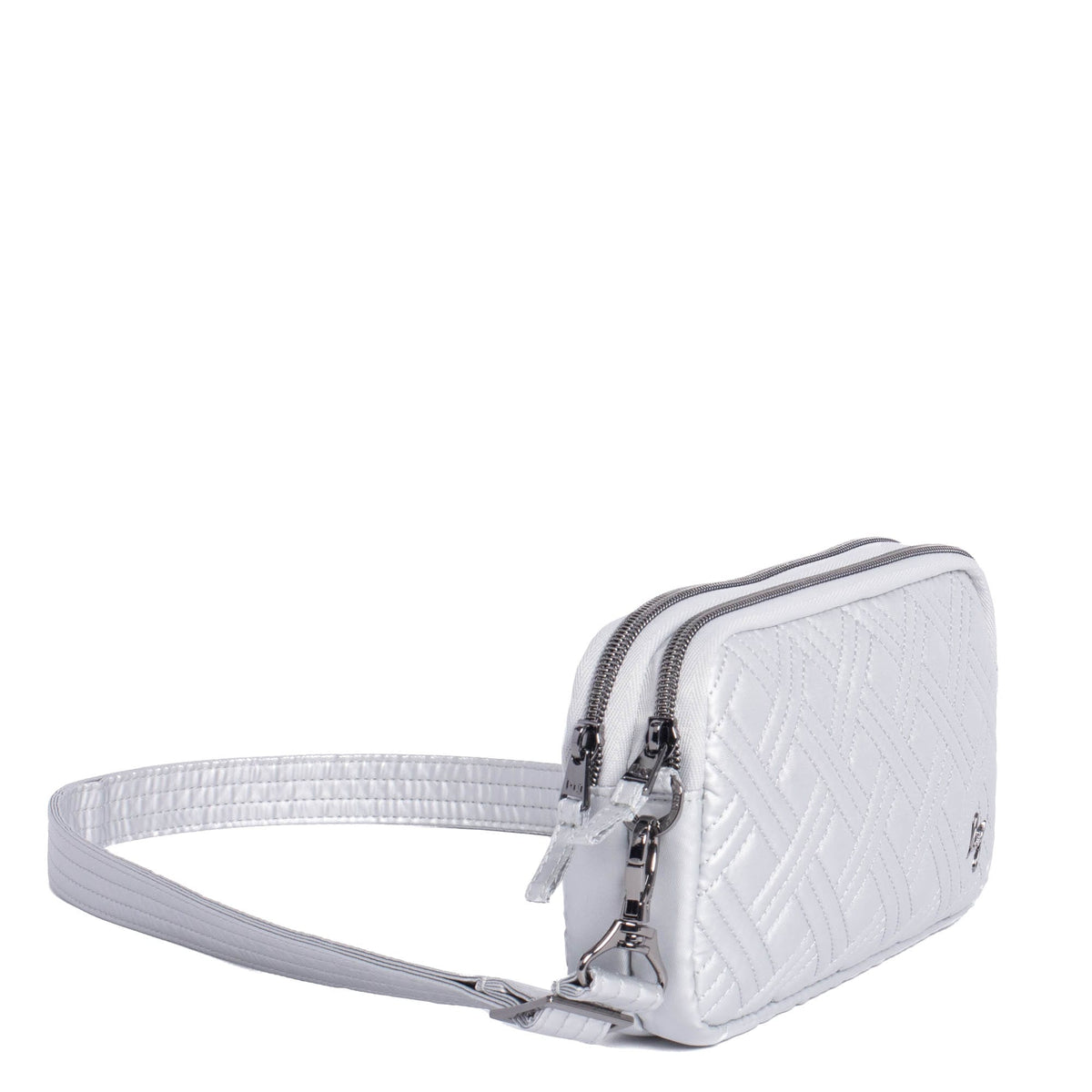 Coupe XL Convertible Crossbody Bag - METALLIC PEARL - CoupeXL_MetallicSilver_02