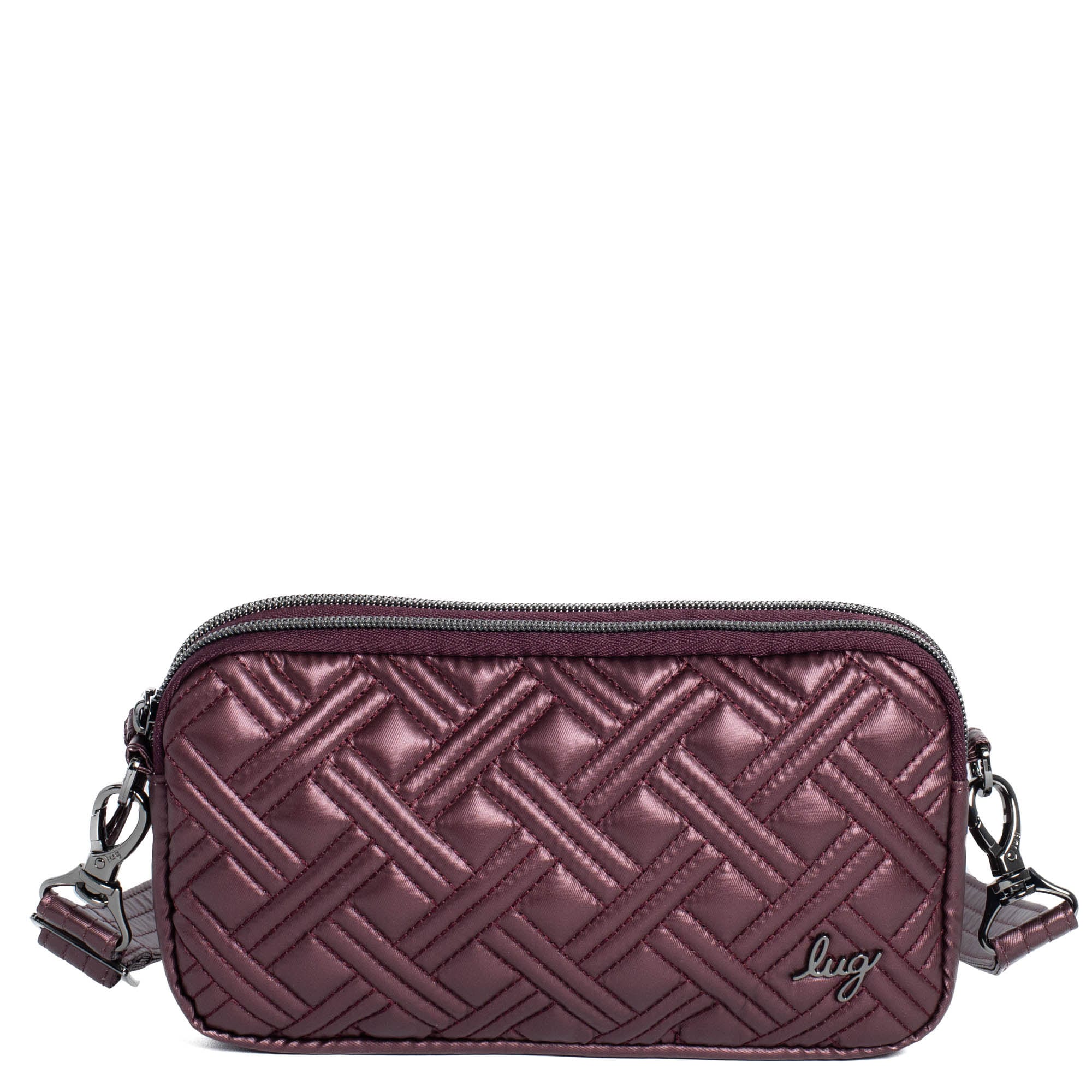 Coupe XL Convertible Crossbody Bag - METALLIC WINE - CoupeXL_MetallicWine_01_85d7758c-bf1d-4f3c-a4e5-cdd9c88399ee