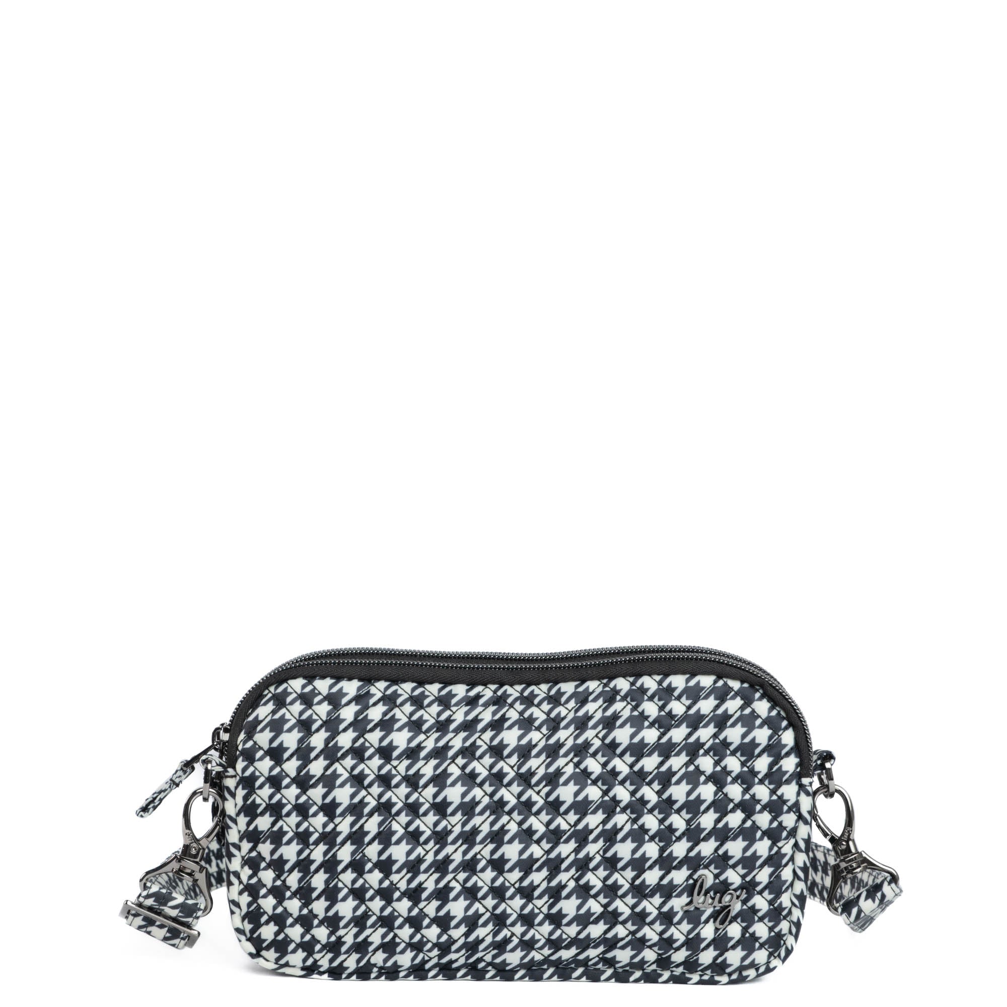 Coupe XL Convertible Crossbody Bag - MICRO HOUNDSTOOTH - CoupeXL_MicroHoundstooth_01