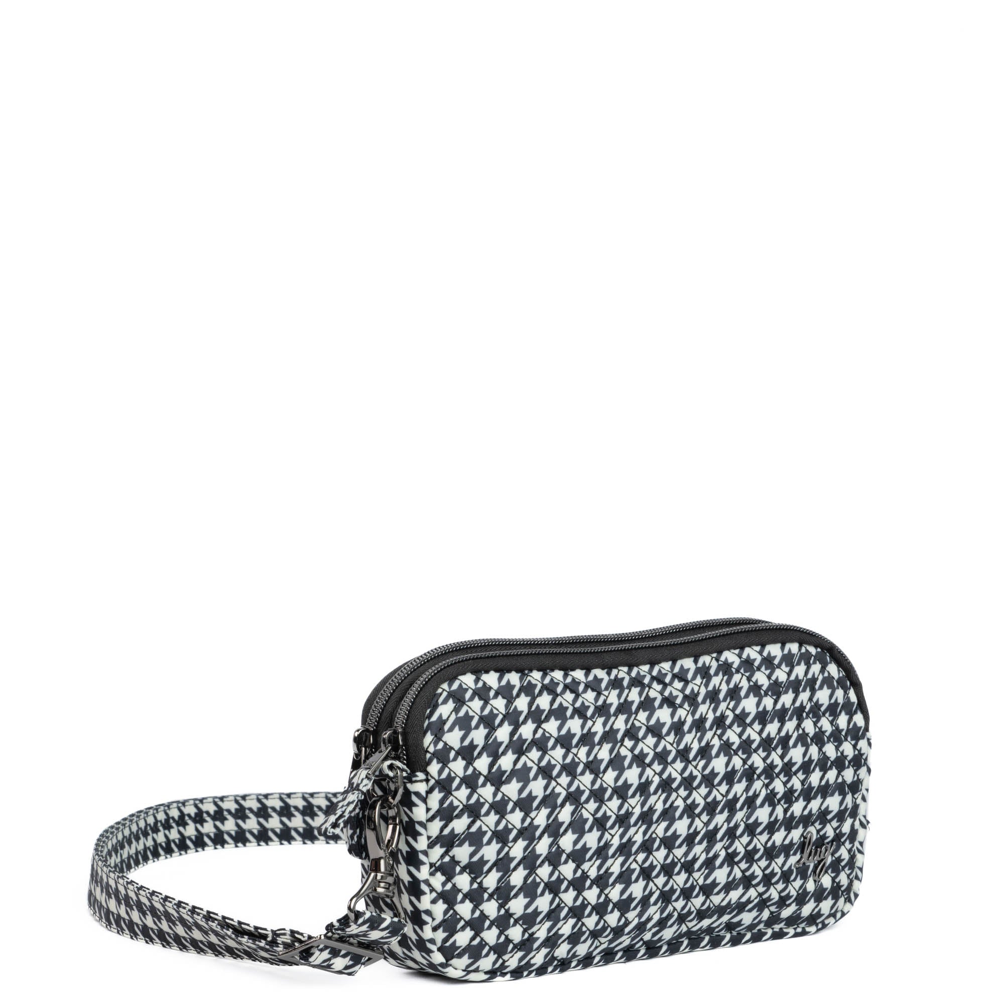 Coupe XL Convertible Crossbody Bag - MICRO HOUNDSTOOTH - CoupeXL_MicroHoundstooth_02