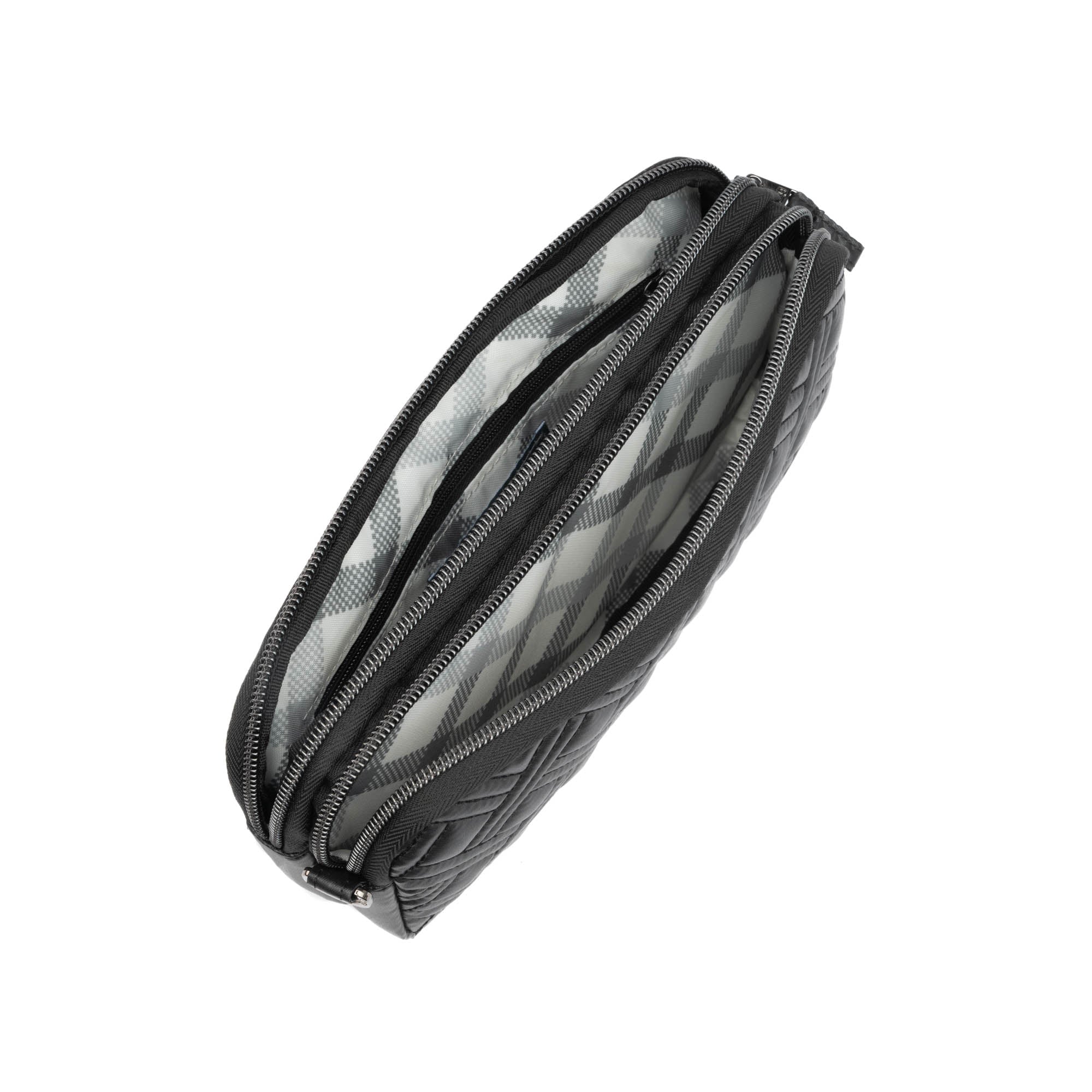 Coupe XL Convertible Crossbody Bag - METALLIC BLACK 2 - CoupeXL_metallicBlack_05_58e621f8-0f2f-4ba8-85be-7064599fe5b2