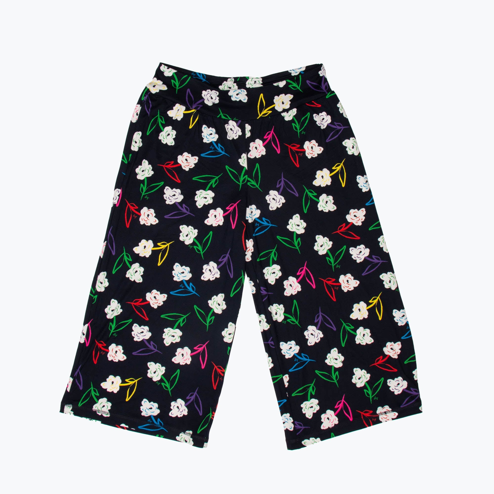 Coupe Wide Leg Pants - BRIGHT FLORAL - Coupe_Bottom_BrightFloral_Flatlay_01