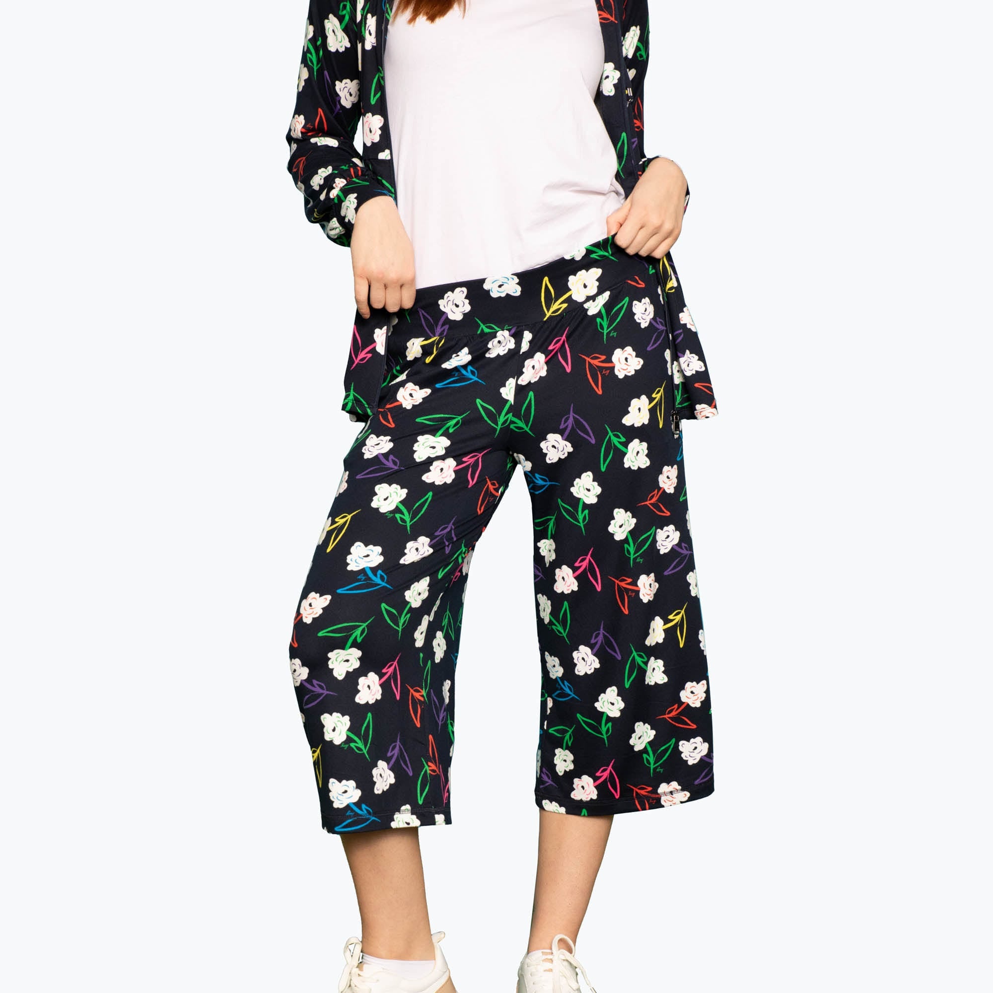 Coupe Wide Leg Pants - BRIGHT FLORAL - Coupe_Bottom_BrightFloral_S_01_83054a50-9318-4e66-999e-a08ee81542fa