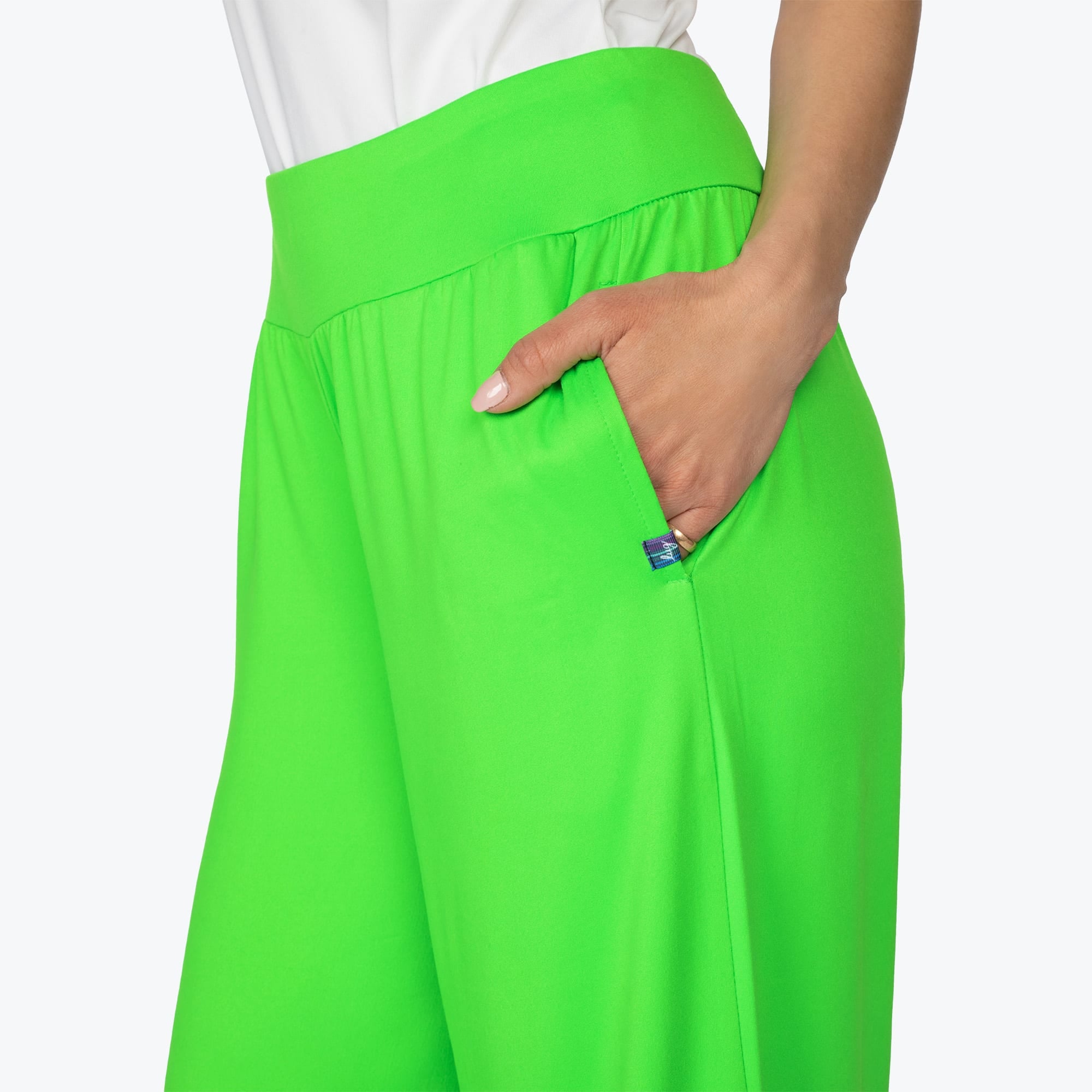 Coupe Wide Leg Pants - LIME - Coupe_Bottom_Lime_S_04