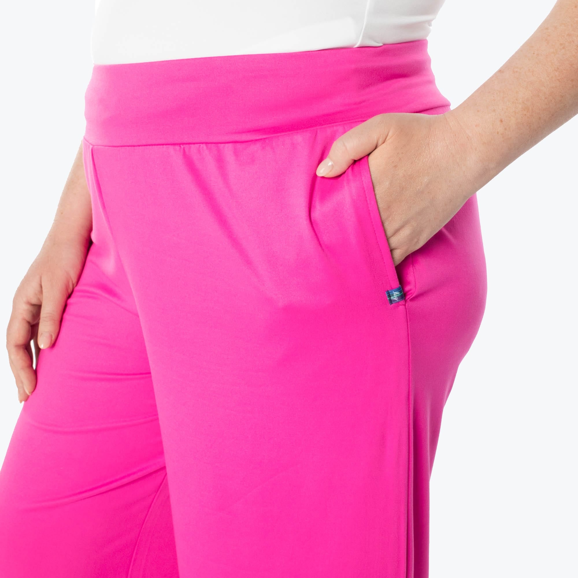 Coupe Wide Leg Pants - MAGENTA - Coupe_Bottom_Magenta_04