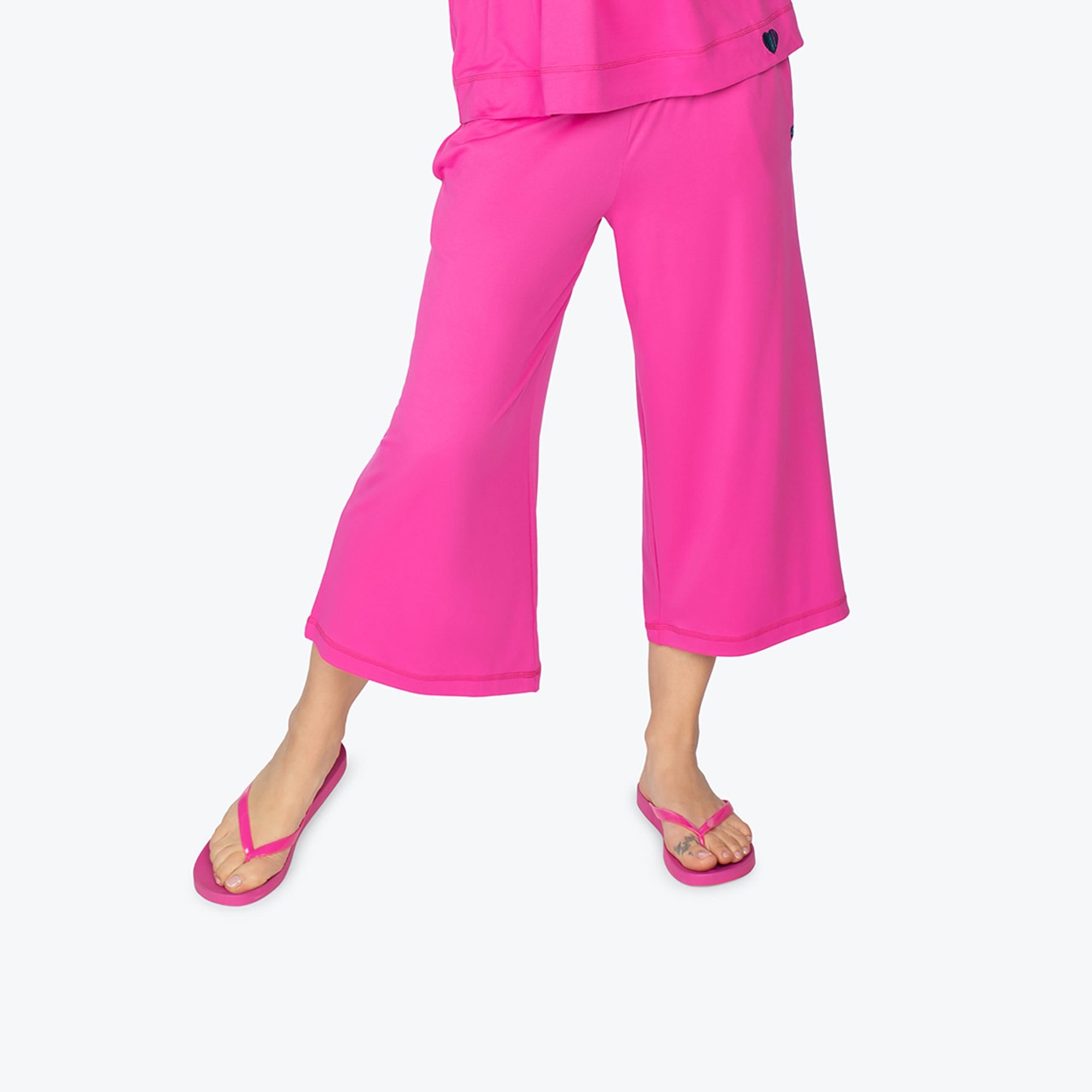 Coupe Wide Leg Pants - MAGENTA - Coupe_Bottom_Magenta_S_03