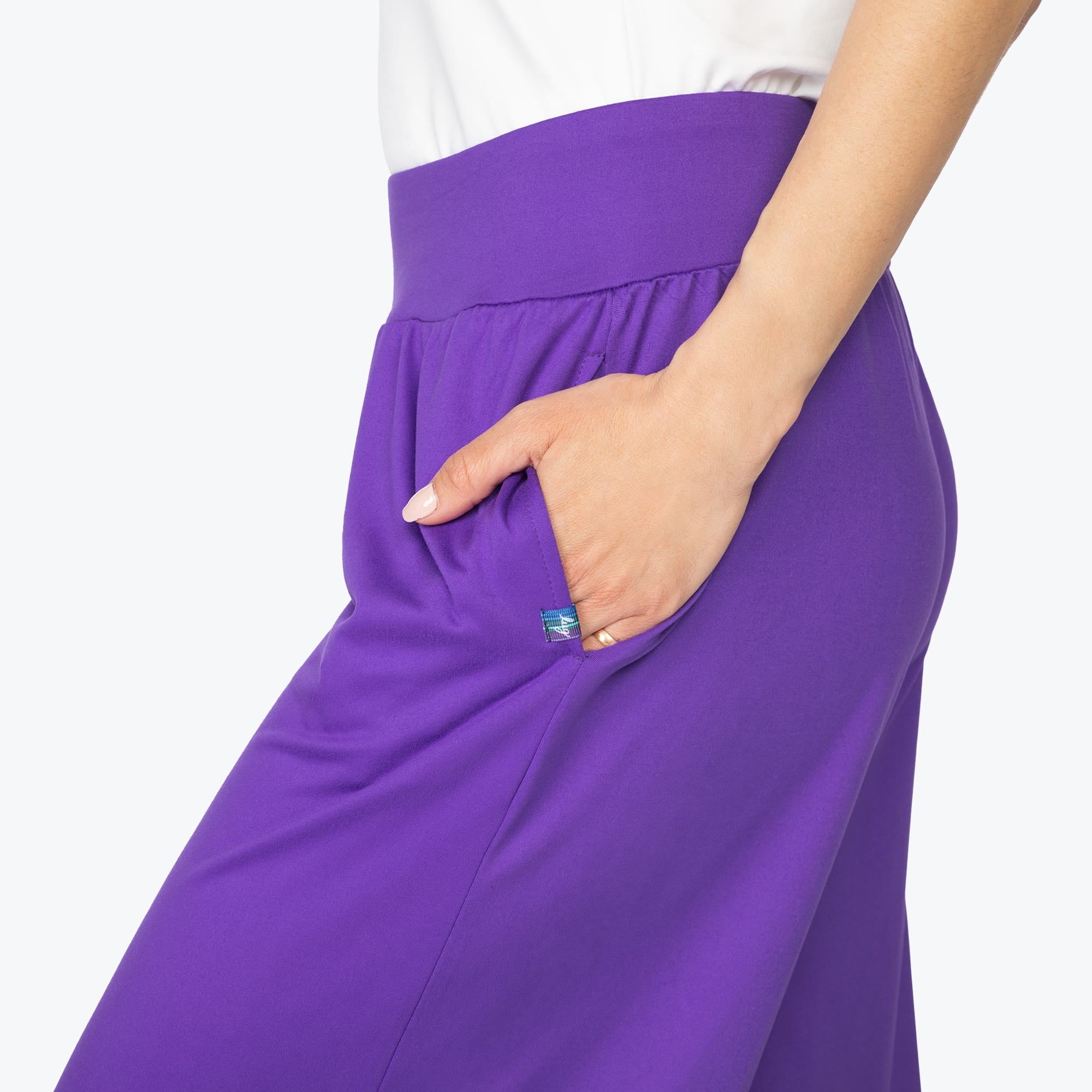 Coupe Wide Leg Pants - VIOLET - Coupe_Bottom_Violet_S_04