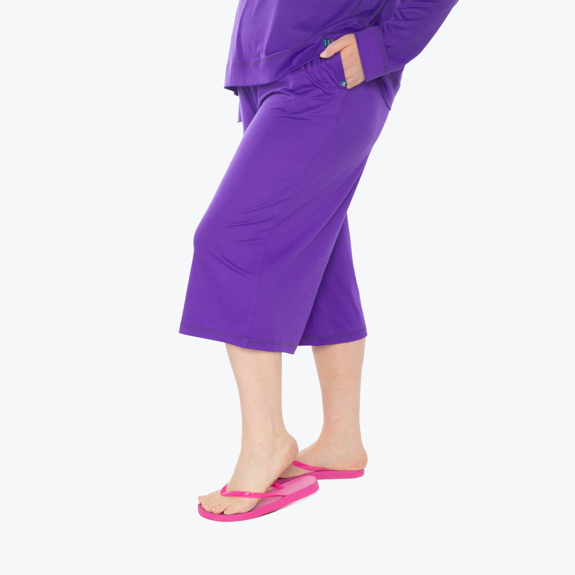 Coupe Wide Leg Pants - VIOLET - Coupe_Bottom_Violet_XL_03