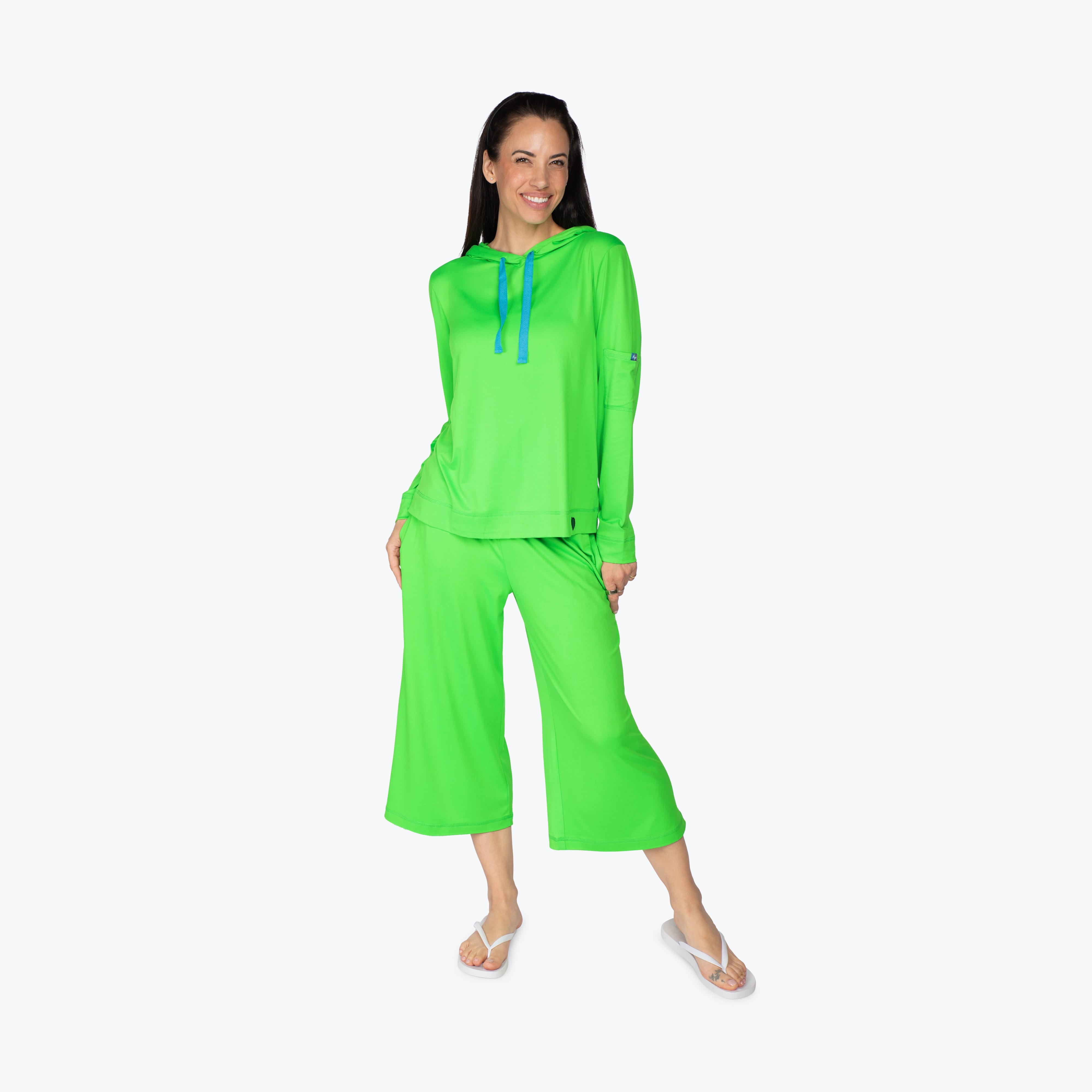 Coupe Hooded Top - LIME - Coupe_Lime_S_05