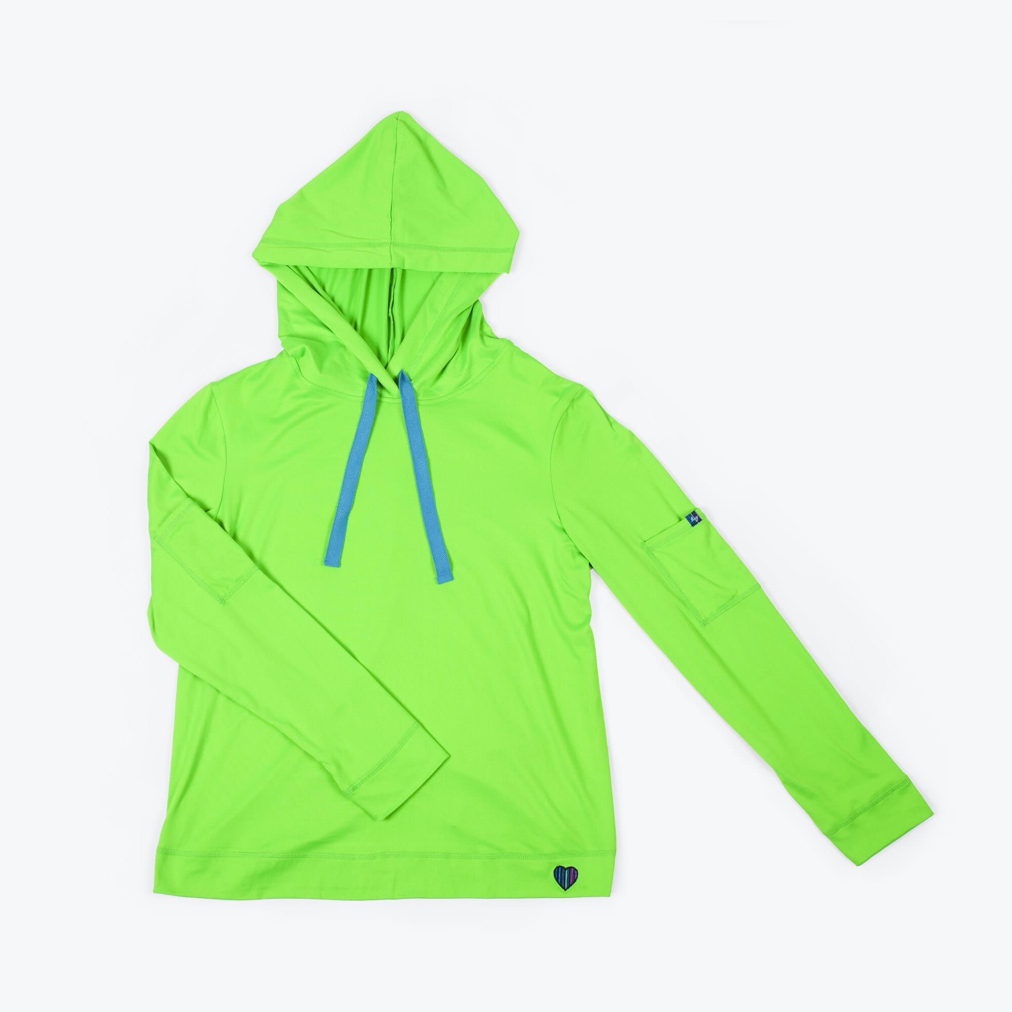 Coupe Hooded Top - LIME - Coupe_Top_Lime_Flatlay_07c85f19-b18b-4f1f-8768-e13040d331eb
