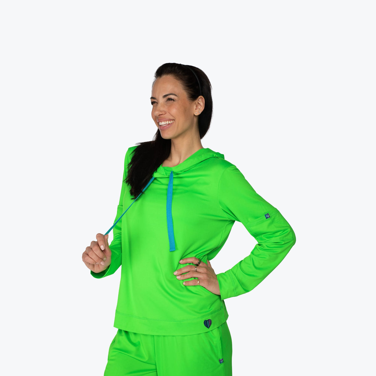 Coupe Hooded Top - LIME - Coupe_Top_Lime_S_03