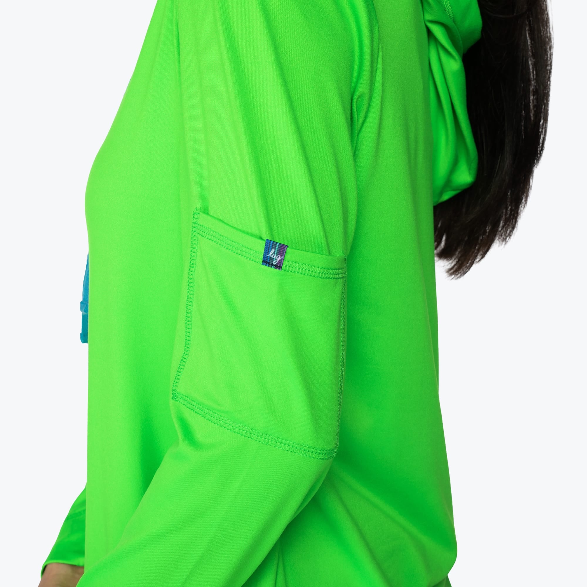 Coupe Hooded Top - LIME - Coupe_Top_Lime_S_04
