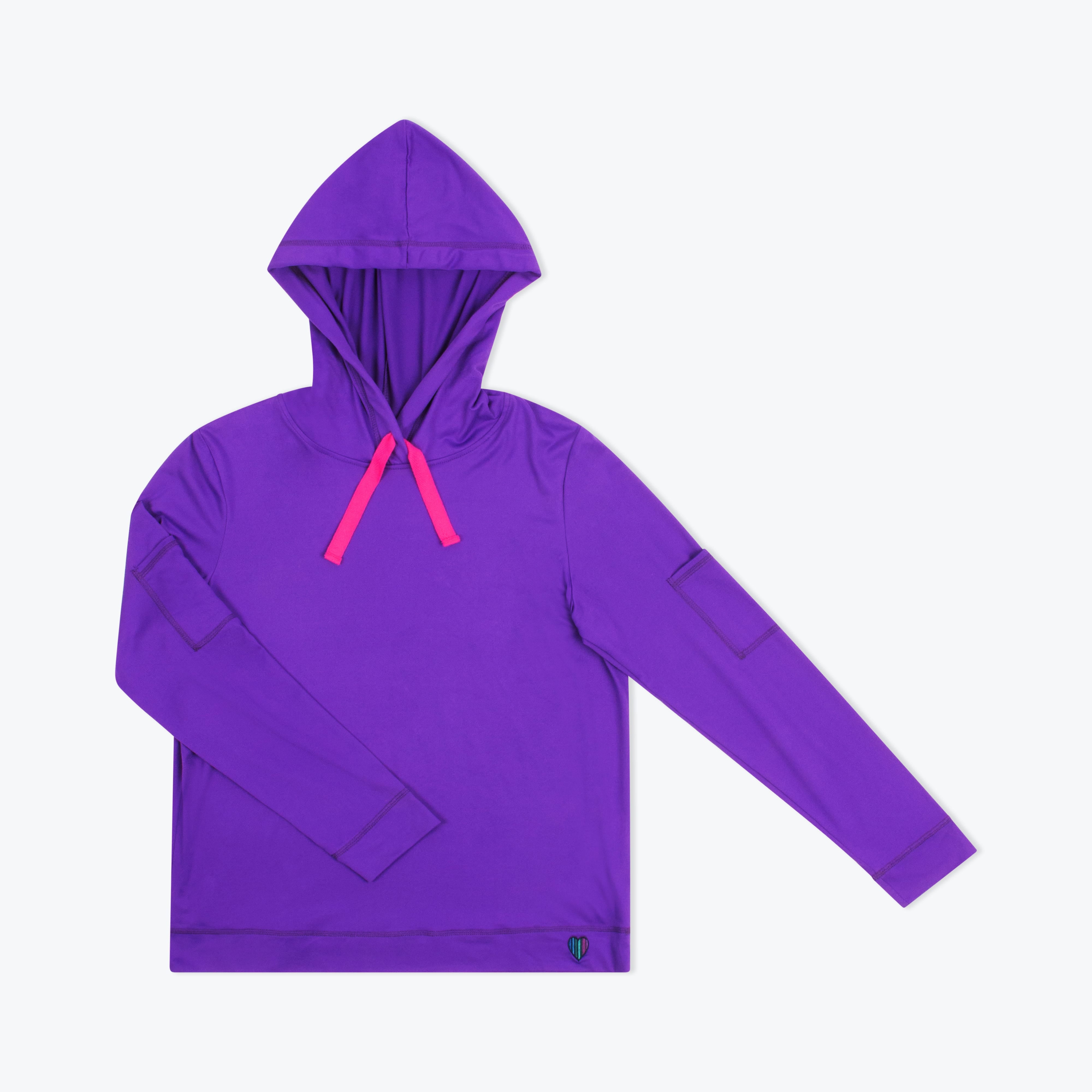 Coupe Hooded Top - VIOLET - Coupe_Top_Violet_Flatlay_69513993-2cb7-47a1-9929-b7208030b1da