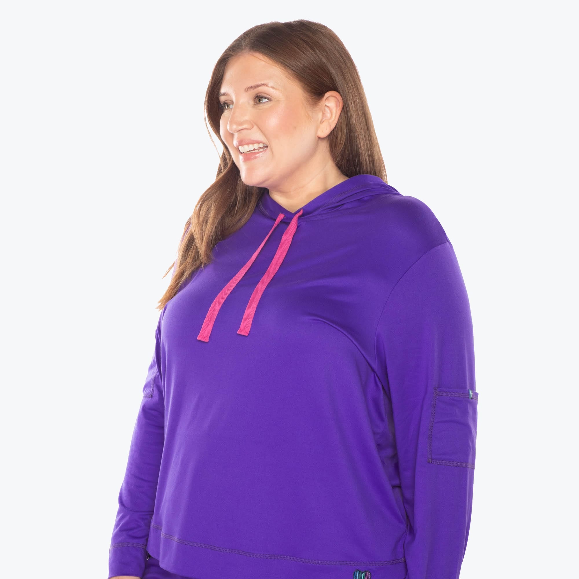 Coupe Hooded Top - - Coupe_Top_Violet_XL_01_f06cb555-ee74-42cc-a2ad-24e3f5e06ebe