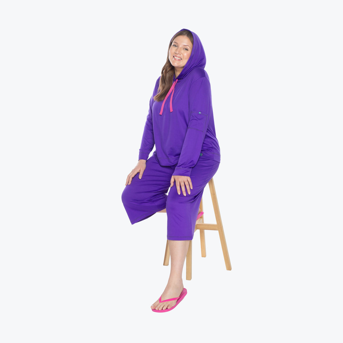 Coupe Wide Leg Pants - VIOLET - Coupe_Violet_XL_05a_528963d0-0cd0-42b0-a065-5341f2a4e40c
