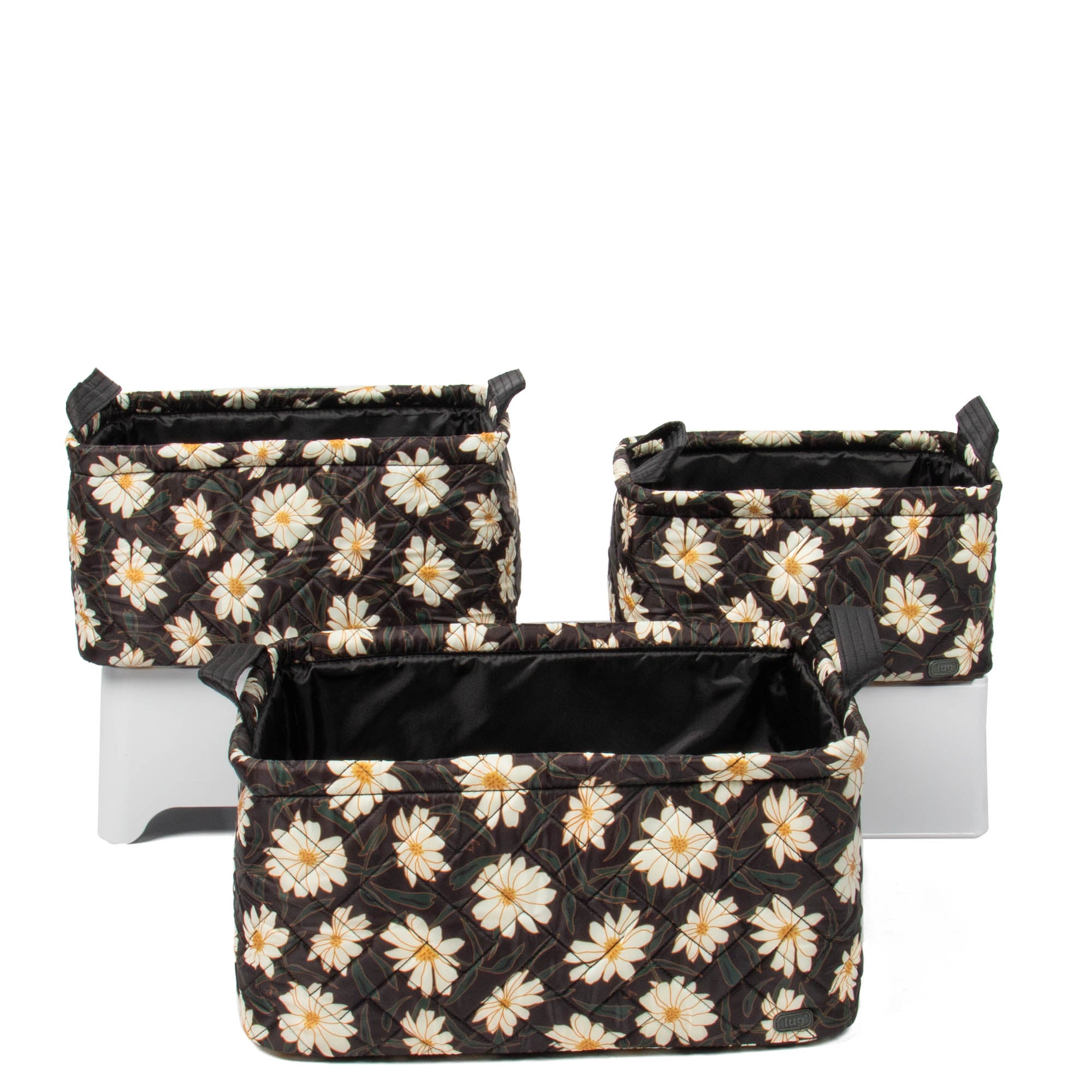 Crescendo 3pc Reversible Storage Bins - - Crescendo_AutumnDaisies_02_1898064f-4b0d-462b-b2a8-08babd23ed04