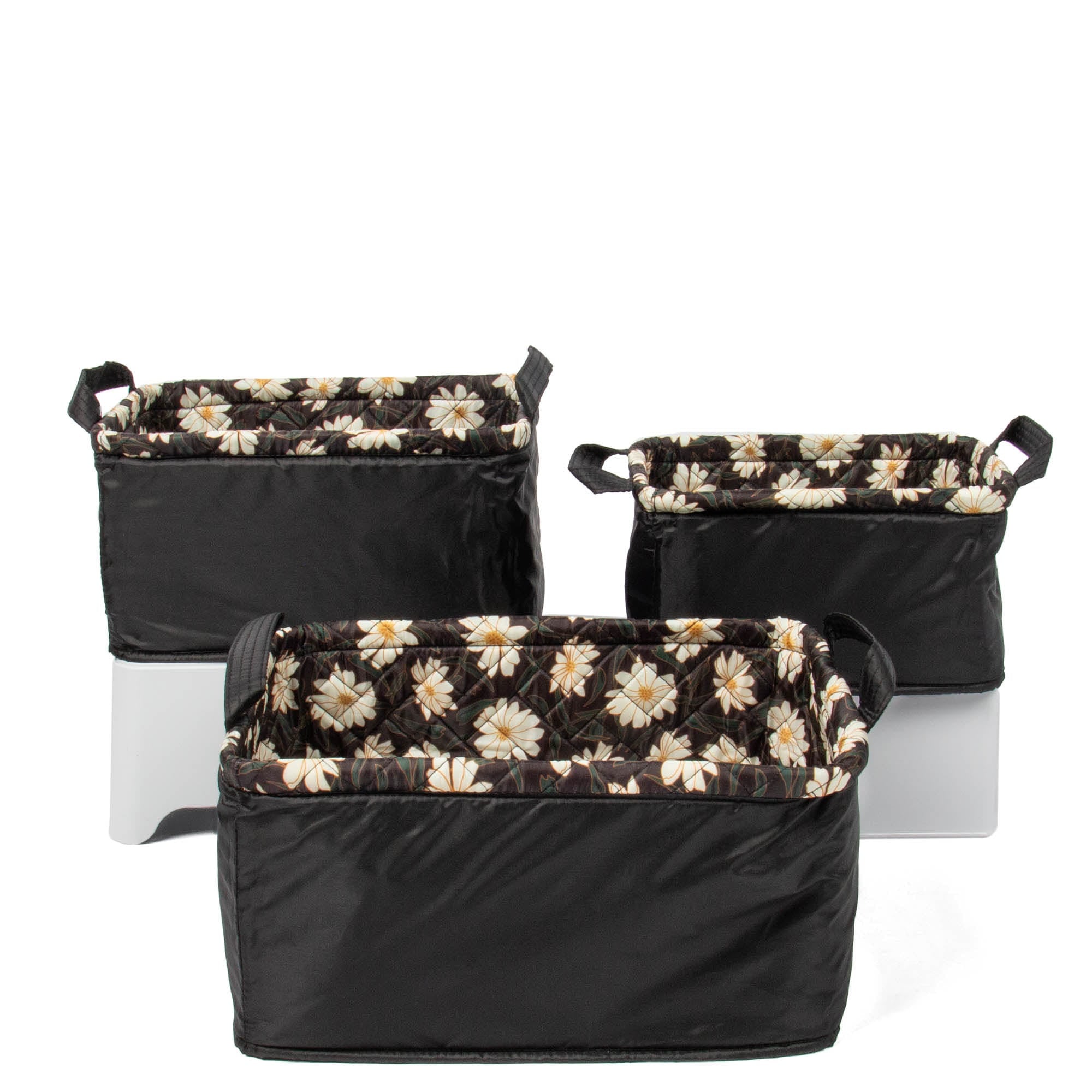 Crescendo 3pc Reversible Storage Bins - AUTUMN DAISIES - Crescendo_AutumnDaisies_03