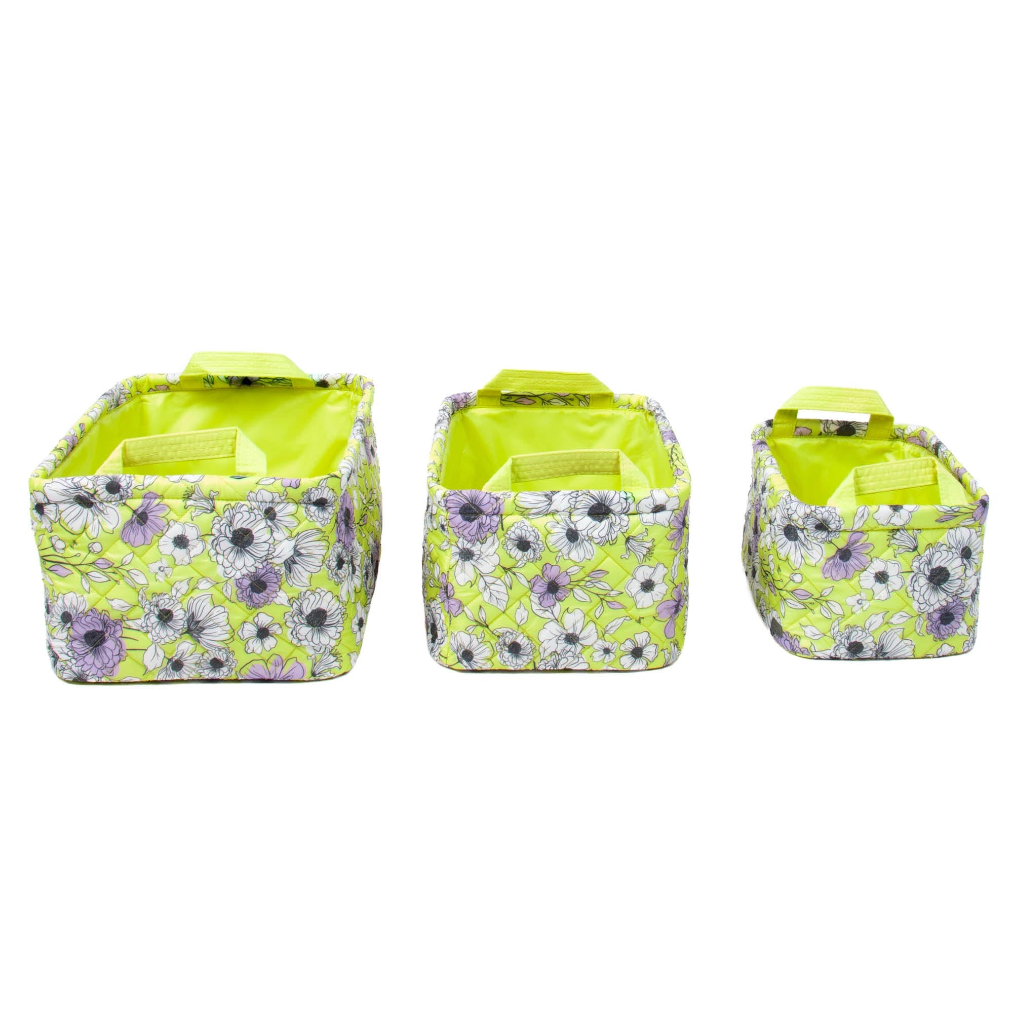 Crescendo 3pc Reversible Storage Bins - GARDENIA GREEN - Crescendo_GardeniaGreen_01