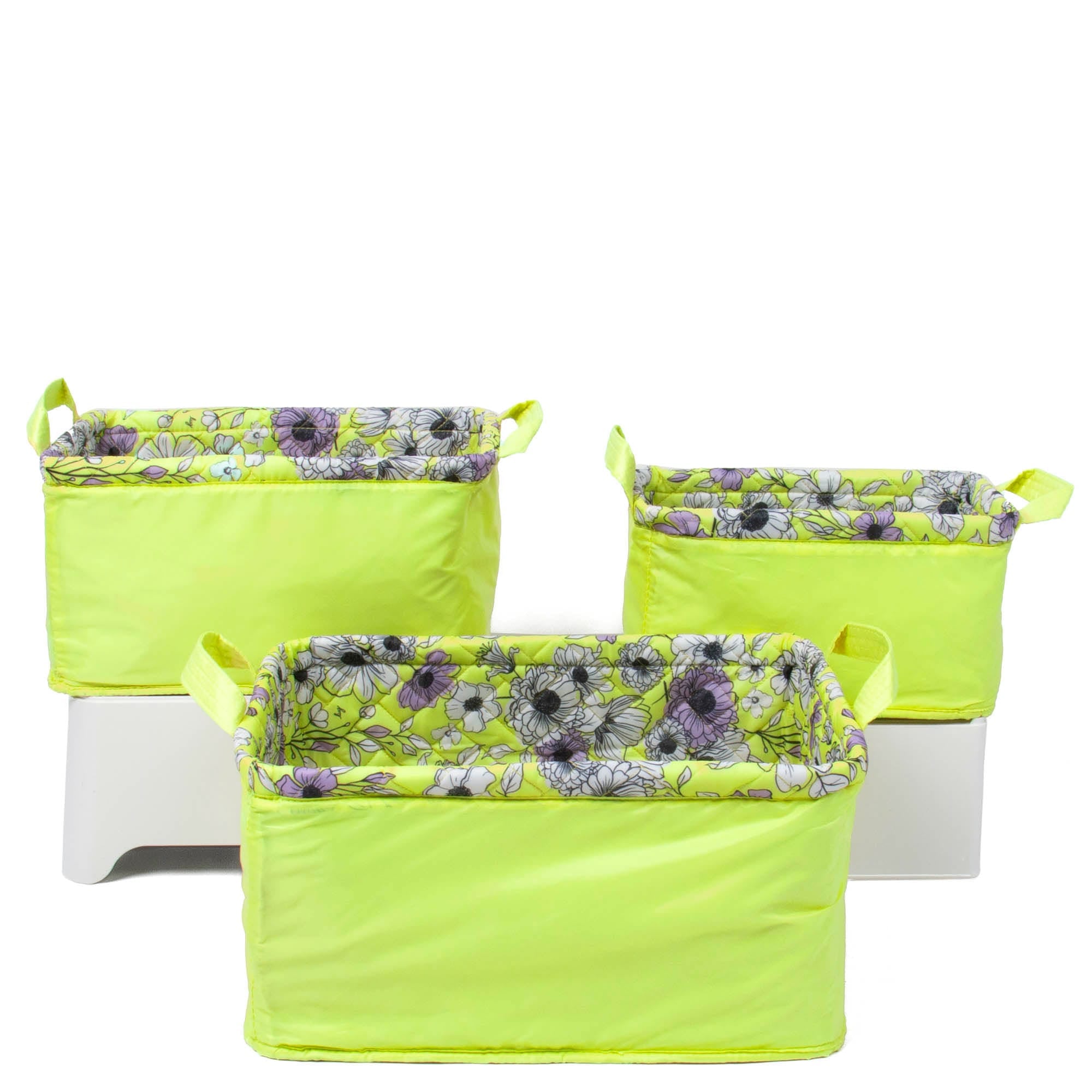 Crescendo 3pc Reversible Storage Bins - GARDENIA GREEN - Crescendo_GardeniaGreen_03