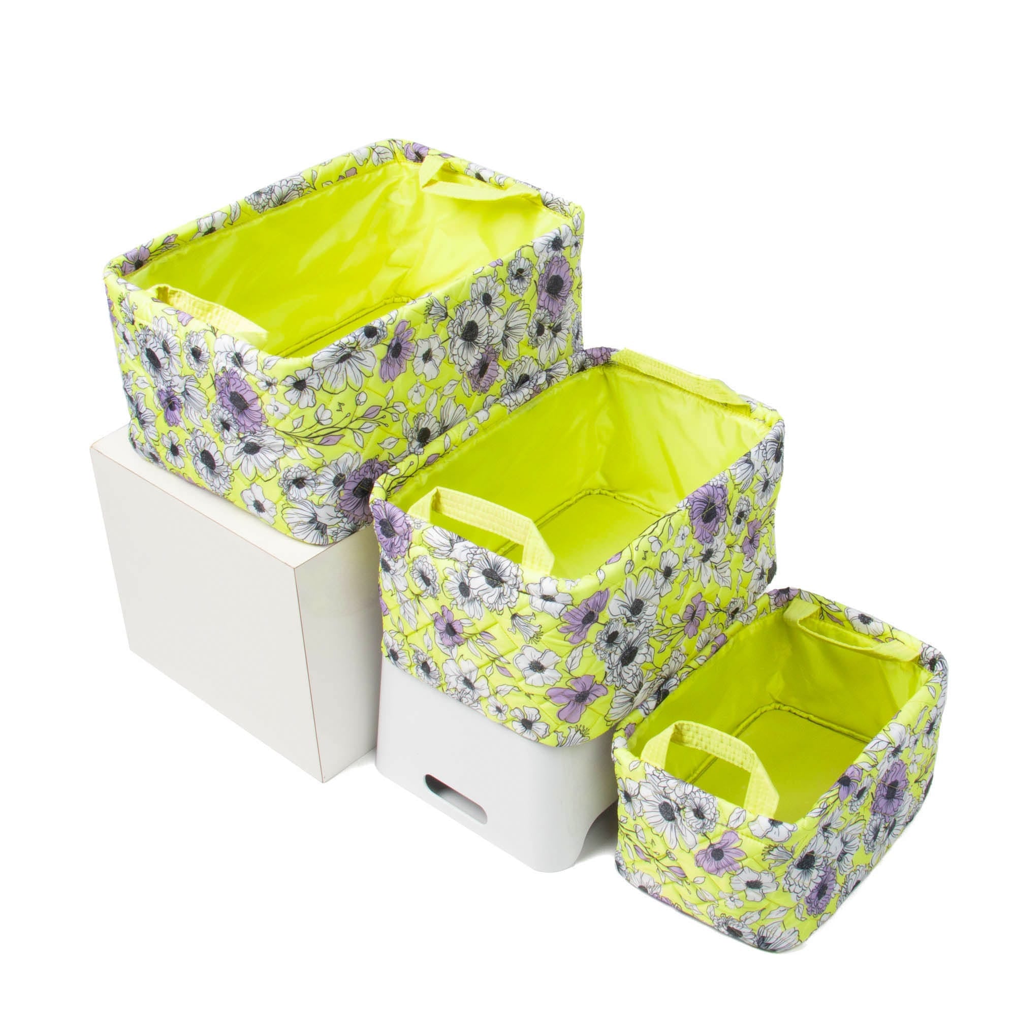 Crescendo 3pc Reversible Storage Bins - GARDENIA GREEN - Crescendo_GardeniaGreen_04