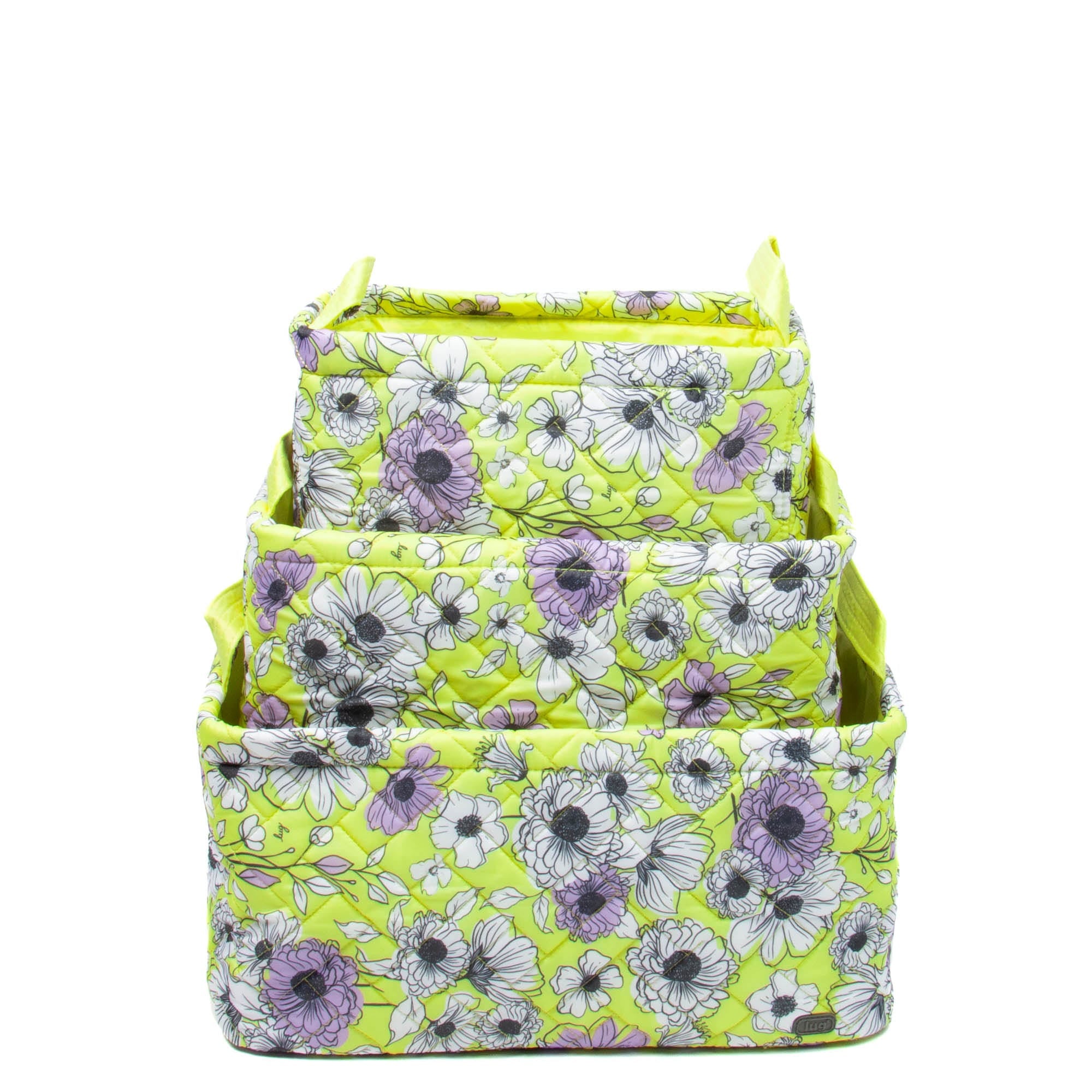 Crescendo 3pc Reversible Storage Bins - GARDENIA GREEN - Crescendo_GardeniaGreen_05