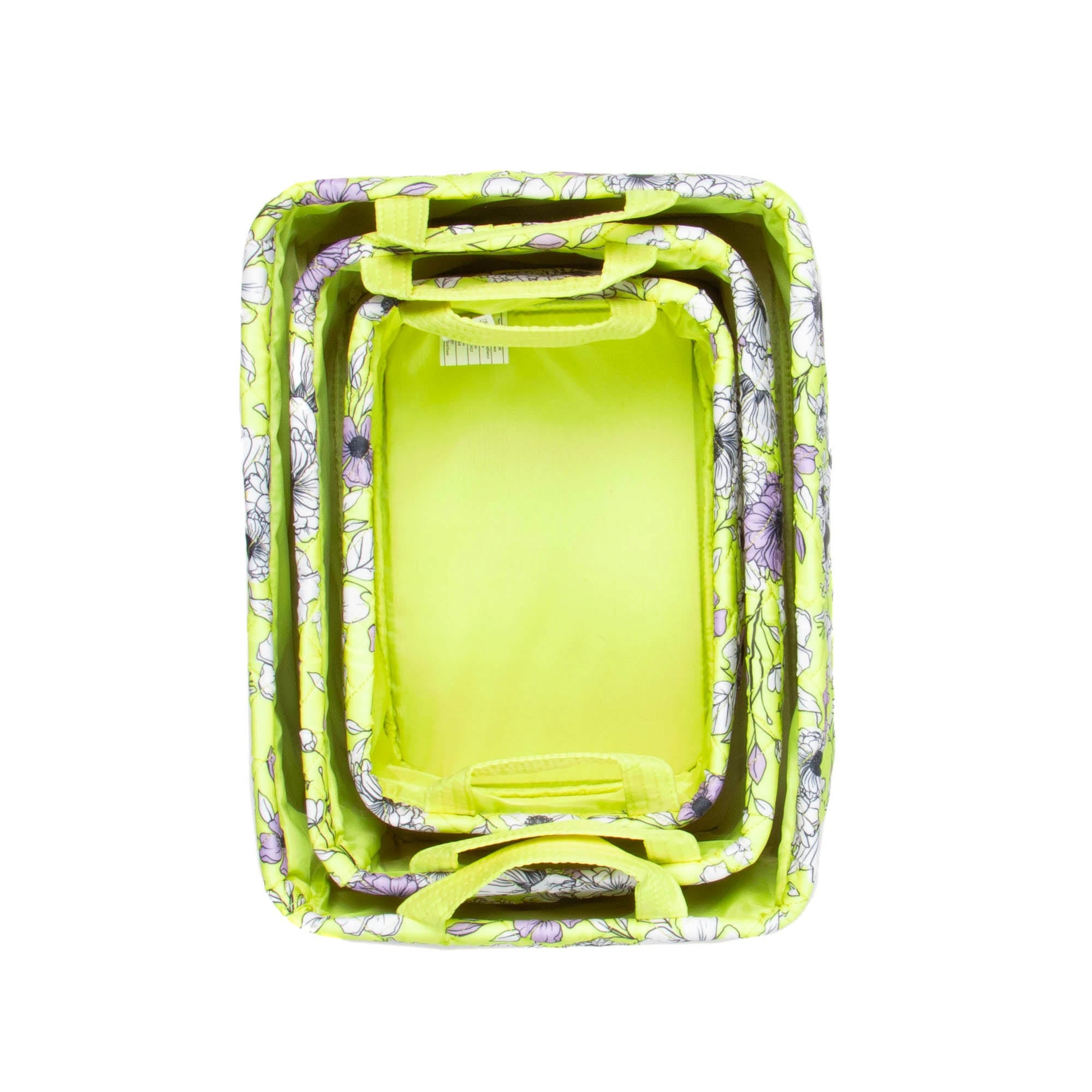 Crescendo 3pc Reversible Storage Bins - GARDENIA GREEN - Crescendo_GardeniaGreen_06