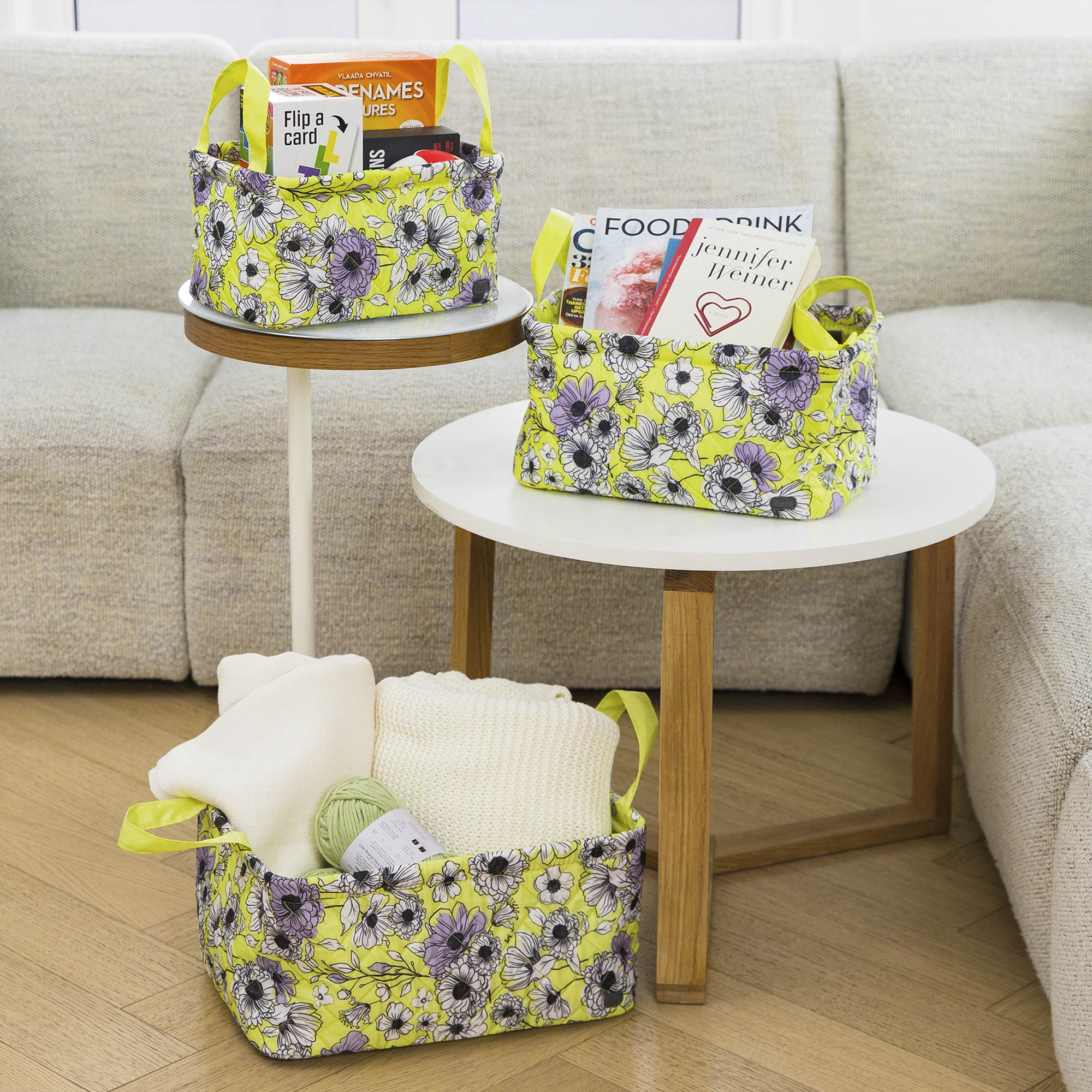 Crescendo 3pc Reversible Storage Bins - - Crescendo_Lifestyle_01