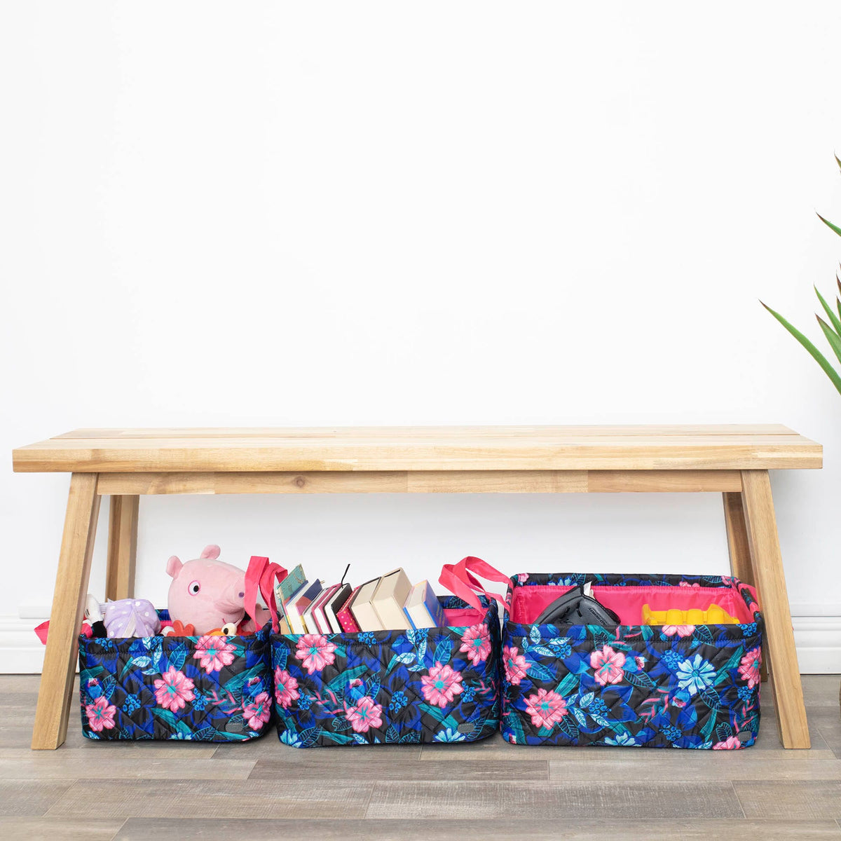Crescendo 3pc Reversible Storage Bins - RESORT BLACK MAGENTA - Crescendo_Lifestyle_04
