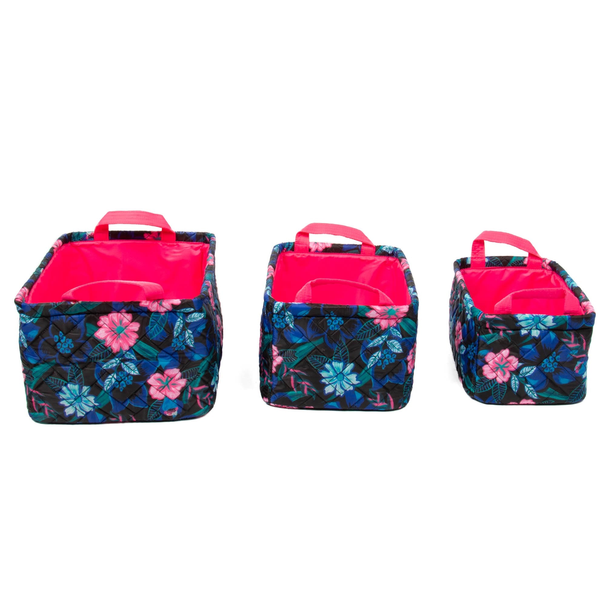 Crescendo 3pc Reversible Storage Bins - RESORT BLACK - Crescendo_ResortBlack_01