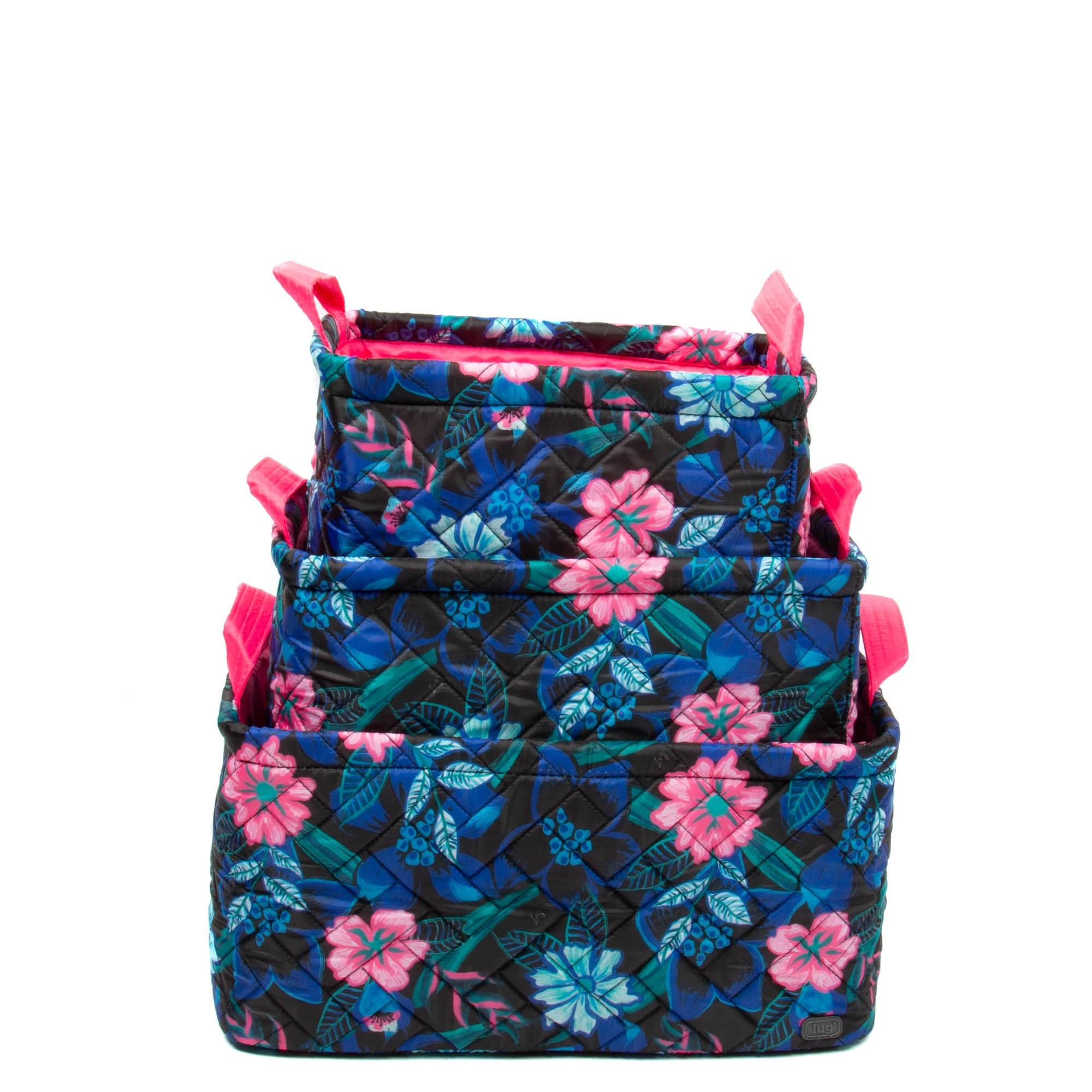 Crescendo 3pc Reversible Storage Bins - RESORT BLACK - Crescendo_ResortBlack_05