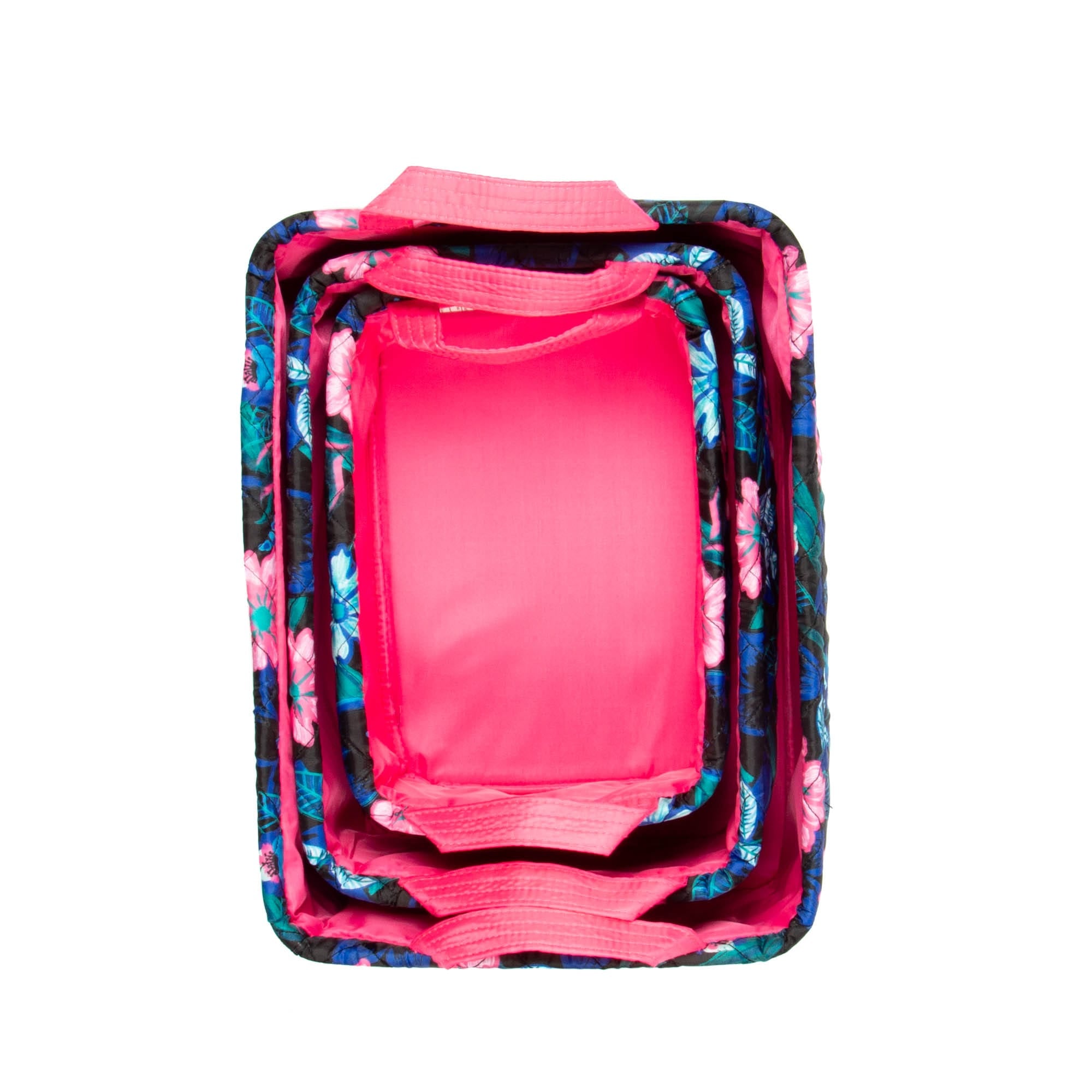 Crescendo 3pc Reversible Storage Bins - RESORT BLACK - Crescendo_ResortBlack_06