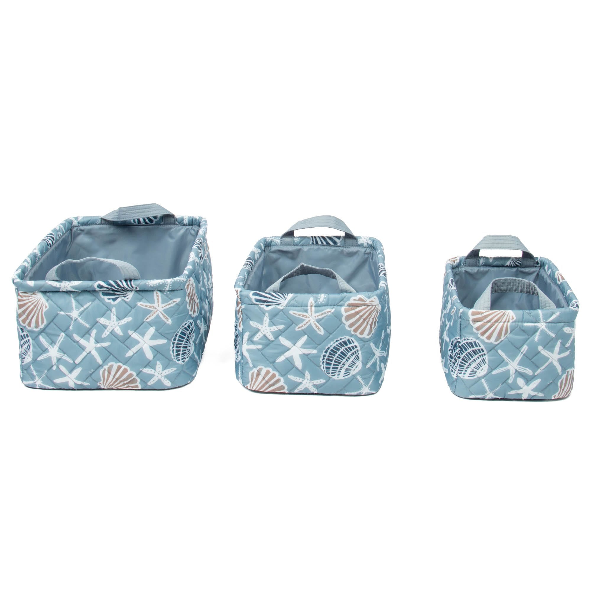 Crescendo 3pc Reversible Storage Bins - SEASHORE - Crescendo_Seashore_01