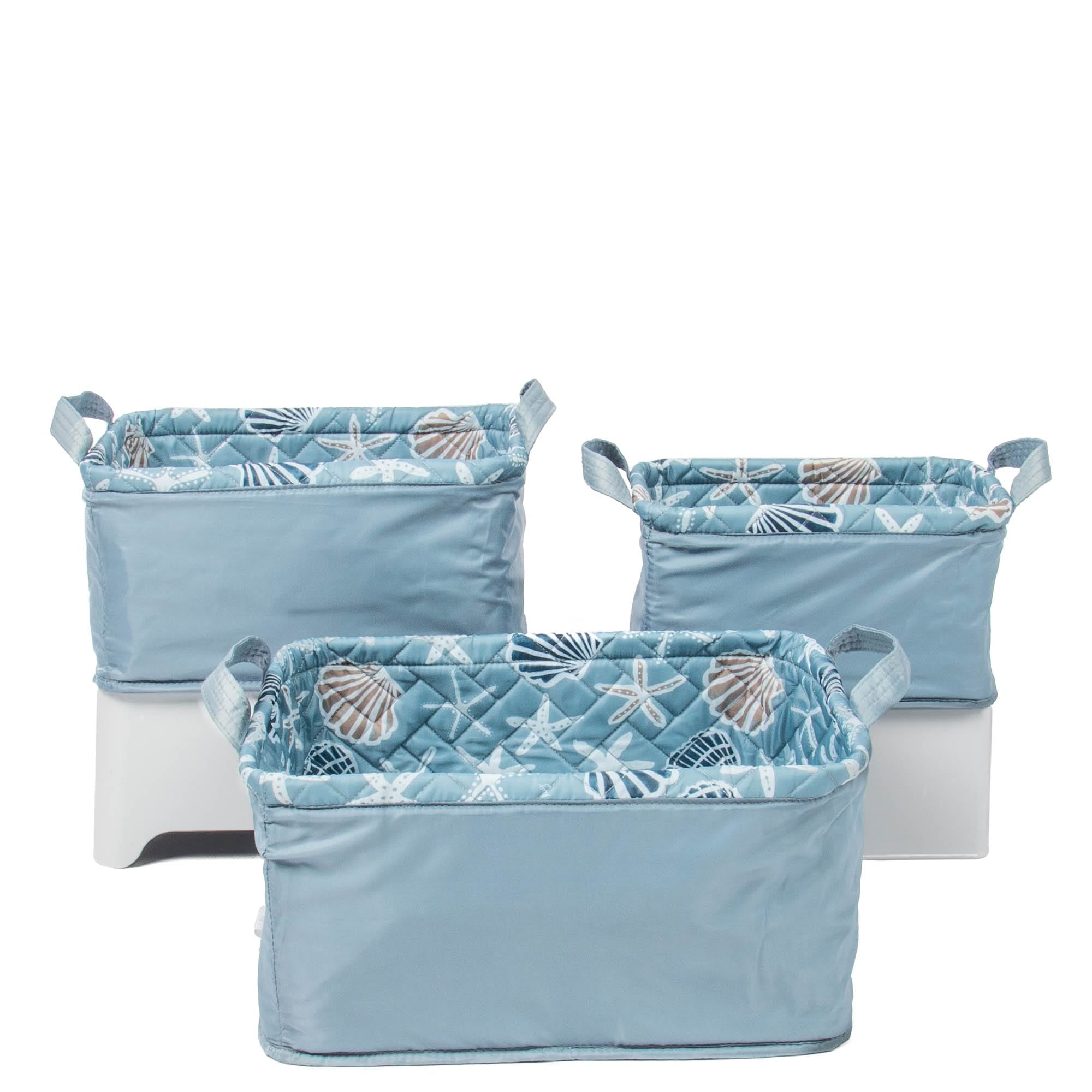 Crescendo 3pc Reversible Storage Bins - SEASHORE - Crescendo_Seashore_03