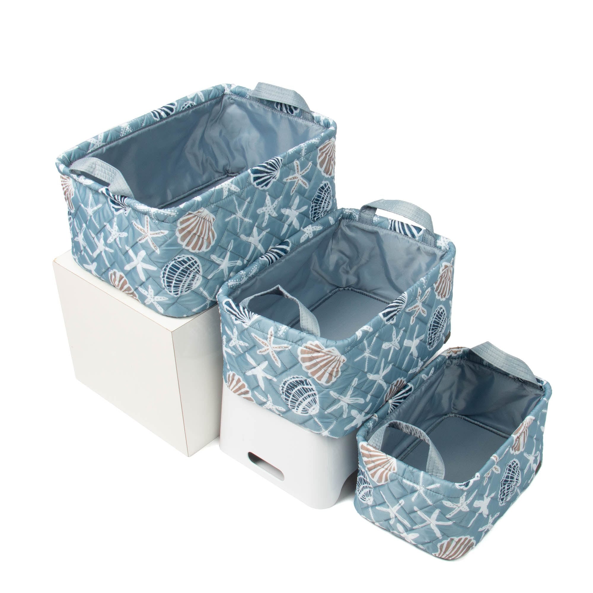 Crescendo 3pc Reversible Storage Bins - SEASHORE - Crescendo_Seashore_05