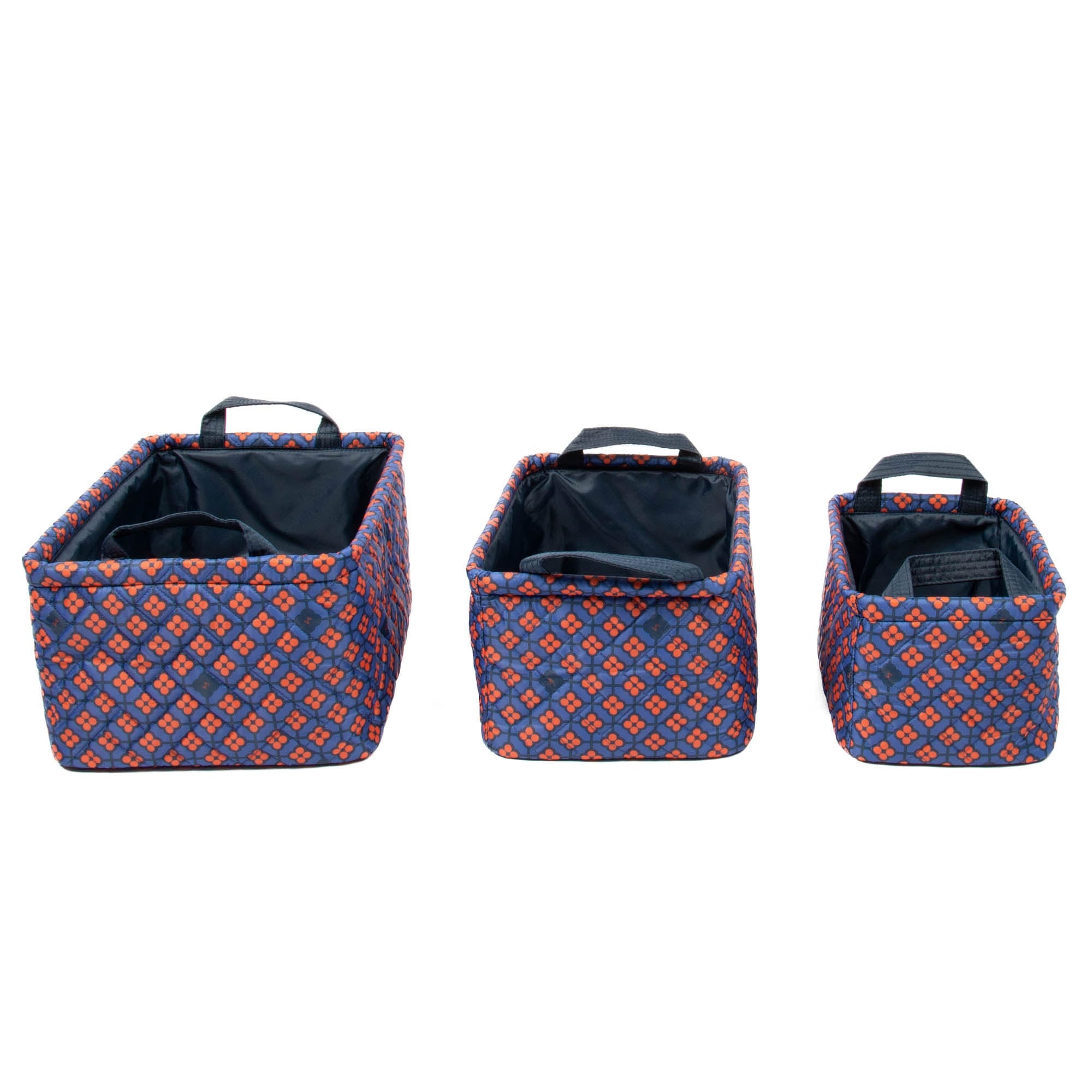 Crescendo 3pc Reversible Storage Bins - VERY BERRY BLUE - Crescendo_VeryBerryBlue_01