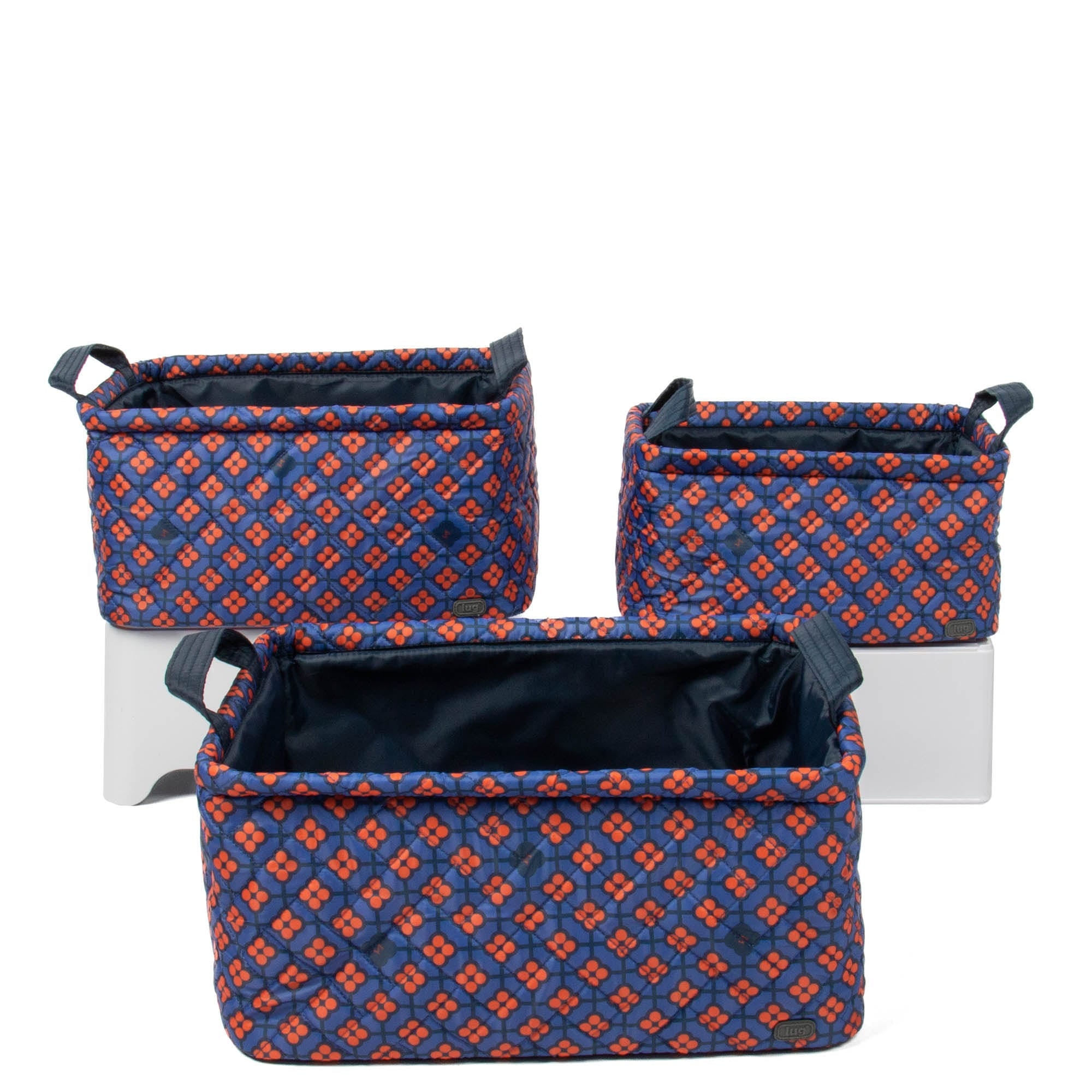 Crescendo 3pc Reversible Storage Bins - VERY BERRY BLUE - Crescendo_VeryBerryBlue_02