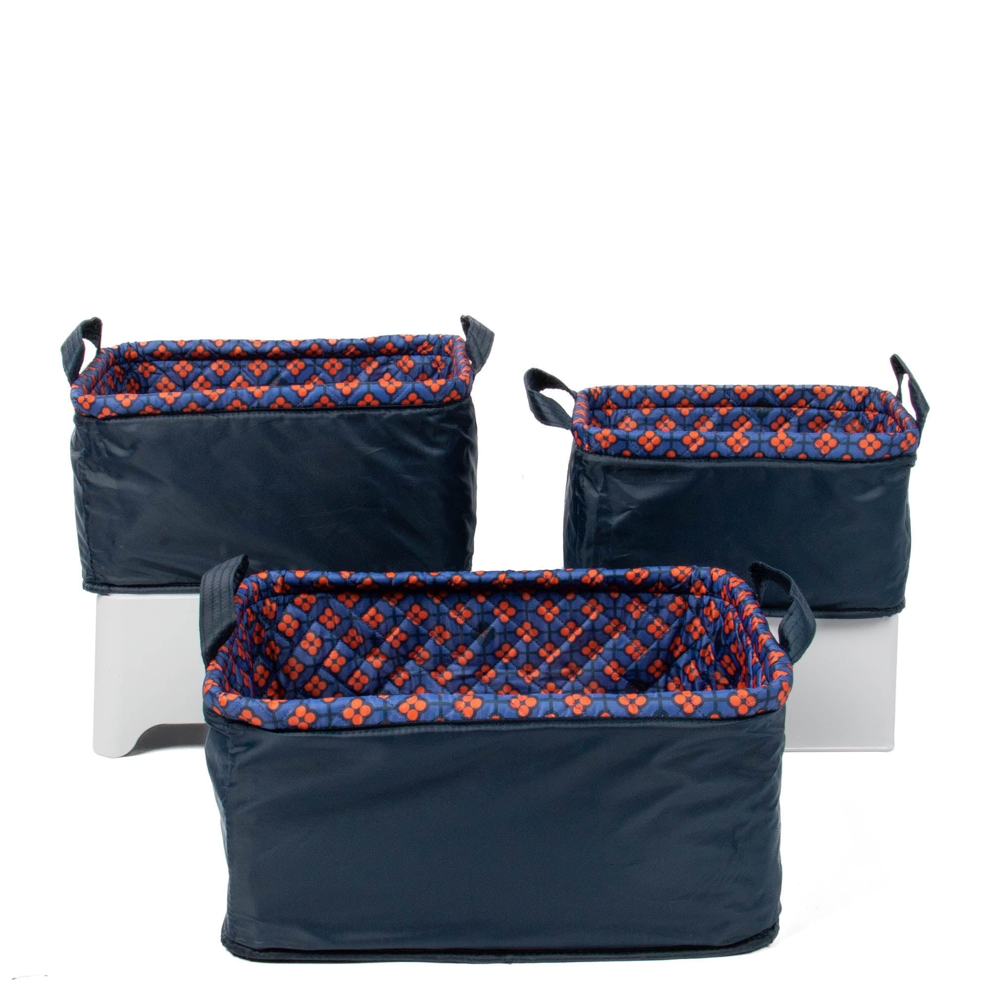 Crescendo 3pc Reversible Storage Bins - VERY BERRY BLUE - Crescendo_VeryBerryBlue_03