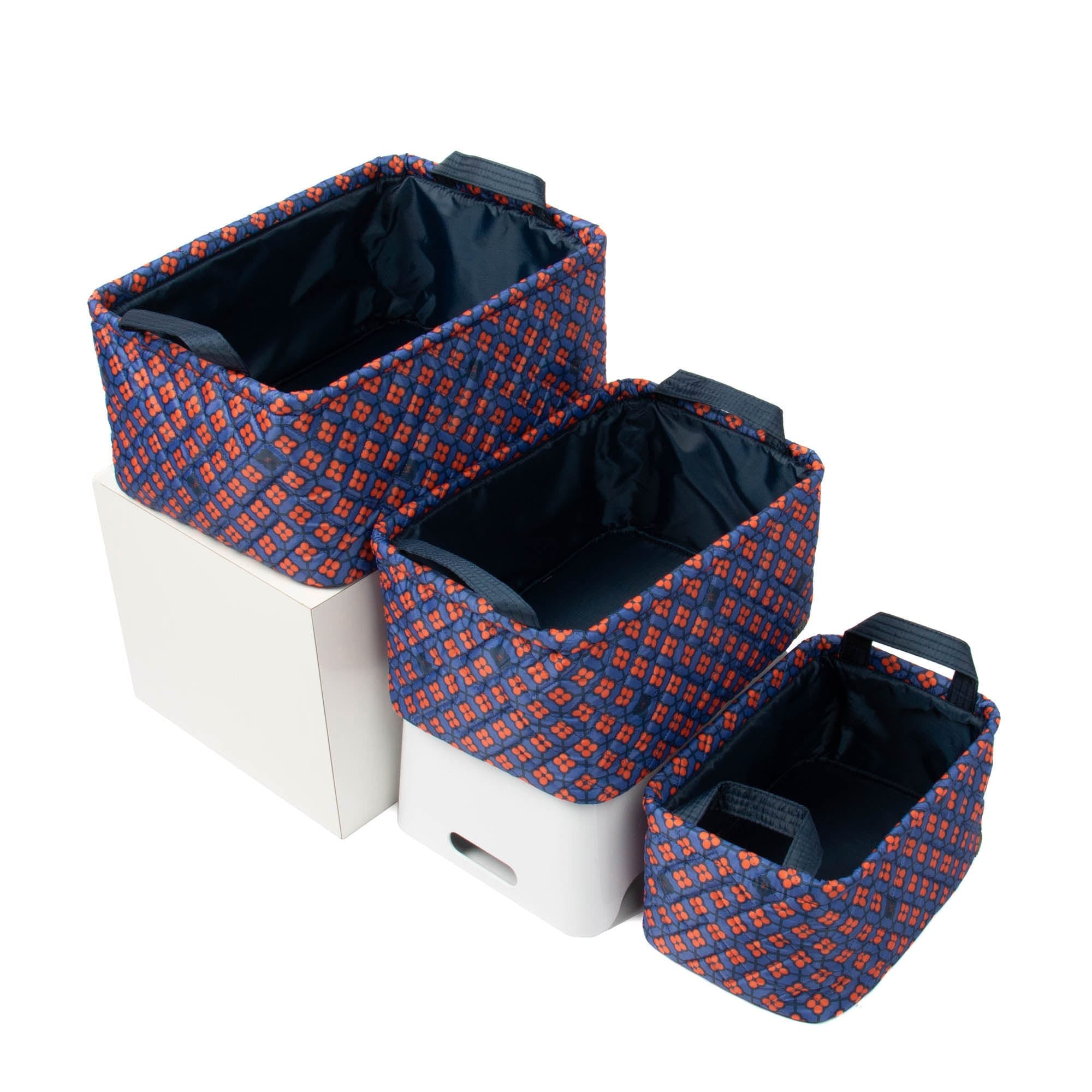 Crescendo 3pc Reversible Storage Bins - VERY BERRY BLUE - Crescendo_VeryBerryBlue_04