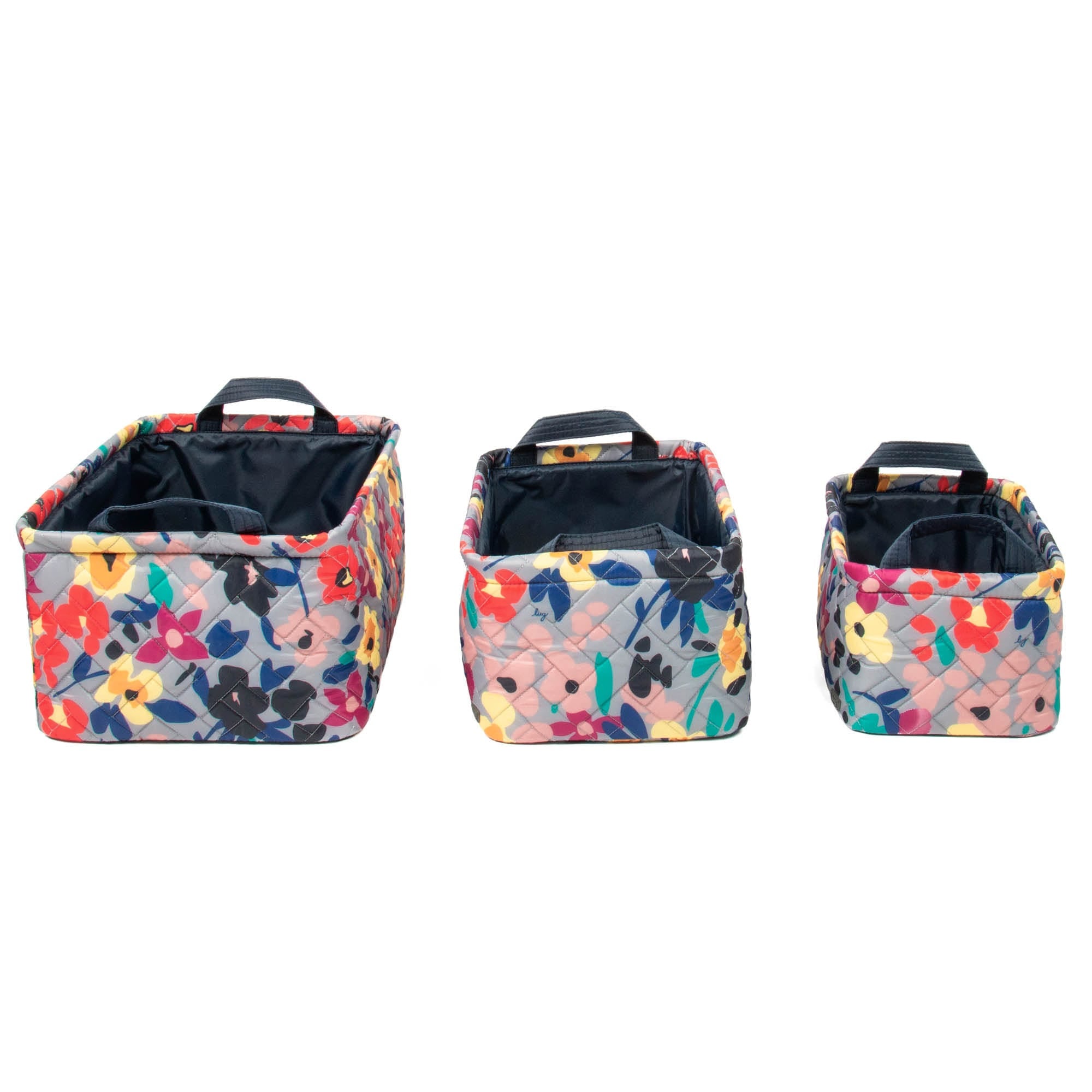 Crescendo 3pc Reversible Storage Bins - WILDFLOWER MULTI - Crescendo_WildflowerMulti_01