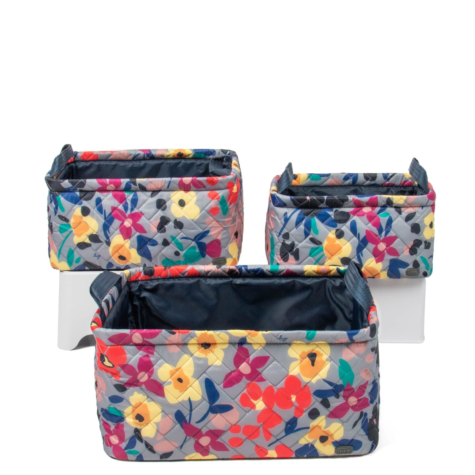 Crescendo 3pc Reversible Storage Bins - WILDFLOWER MULTI - Crescendo_WildflowerMulti_02