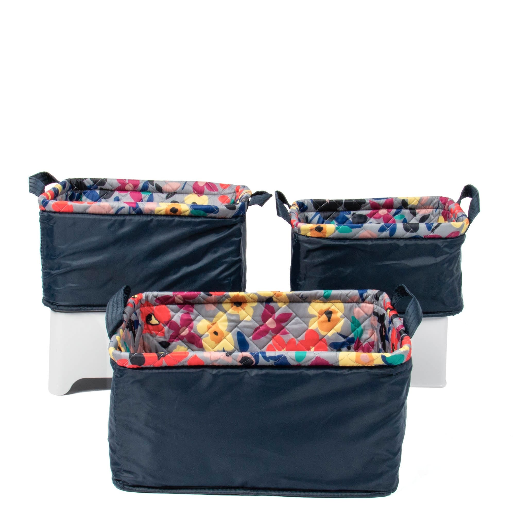 Crescendo 3pc Reversible Storage Bins - WILDFLOWER MULTI - Crescendo_WildflowerMulti_03