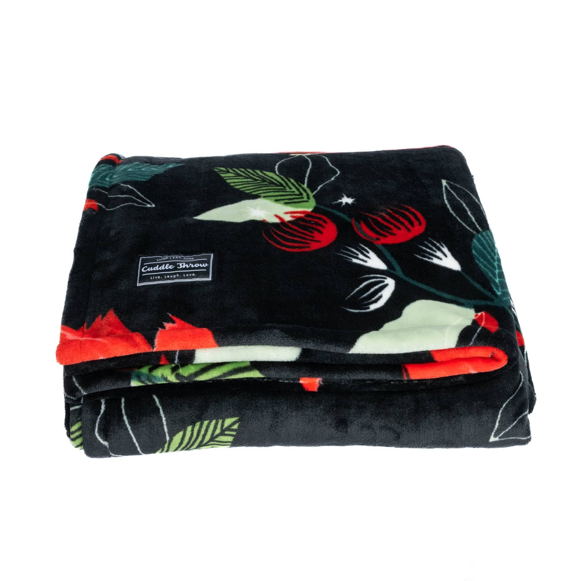 Cuddle Throw Blanket - CARDINALS BLACK - CuddleThrow_CardinalsBlack_01