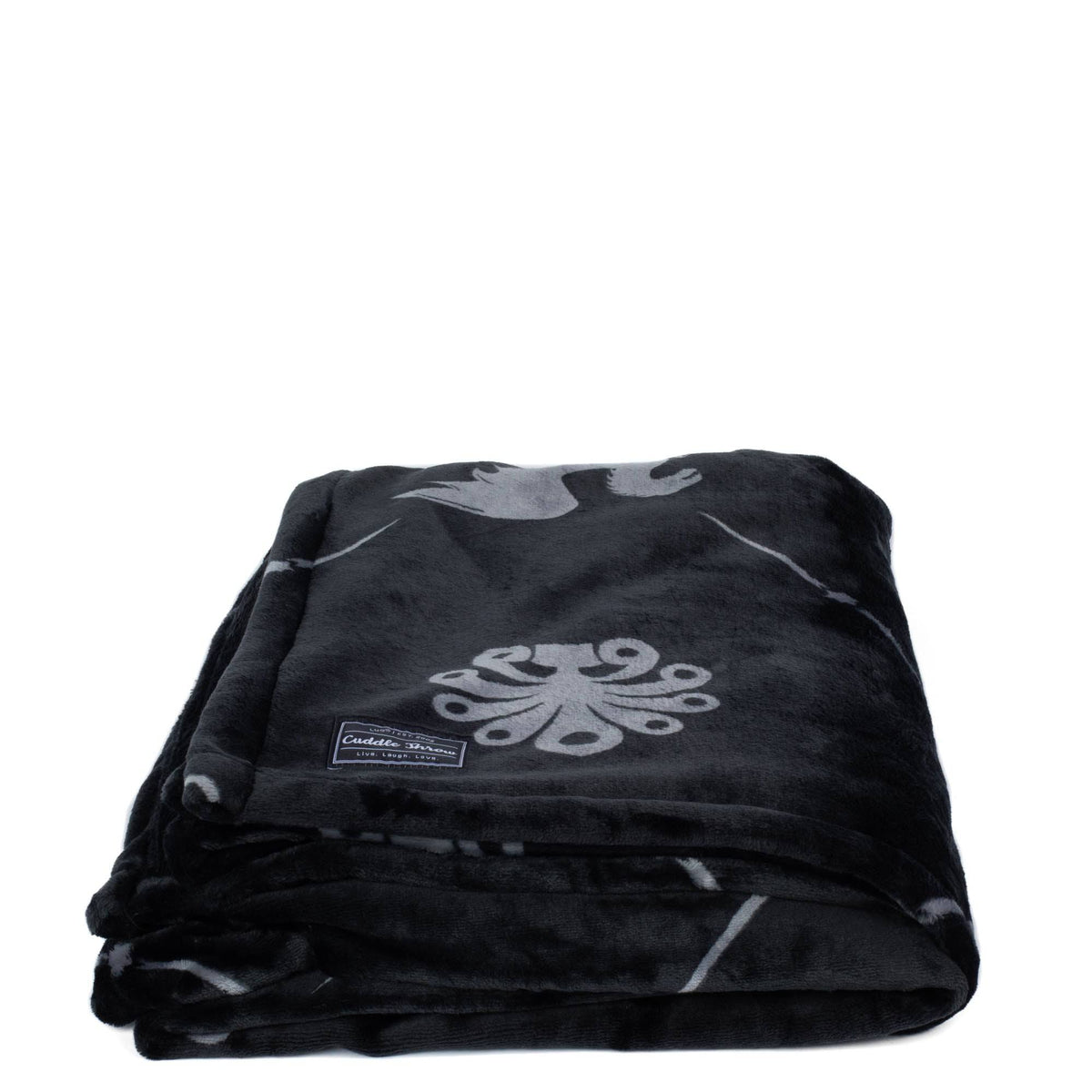 Cuddle Throw Blanket - DRAGON BLACK - CuddleThrow_DragonBlack_01_a84a659c-e902-4f19-a509-fd0669ef5646