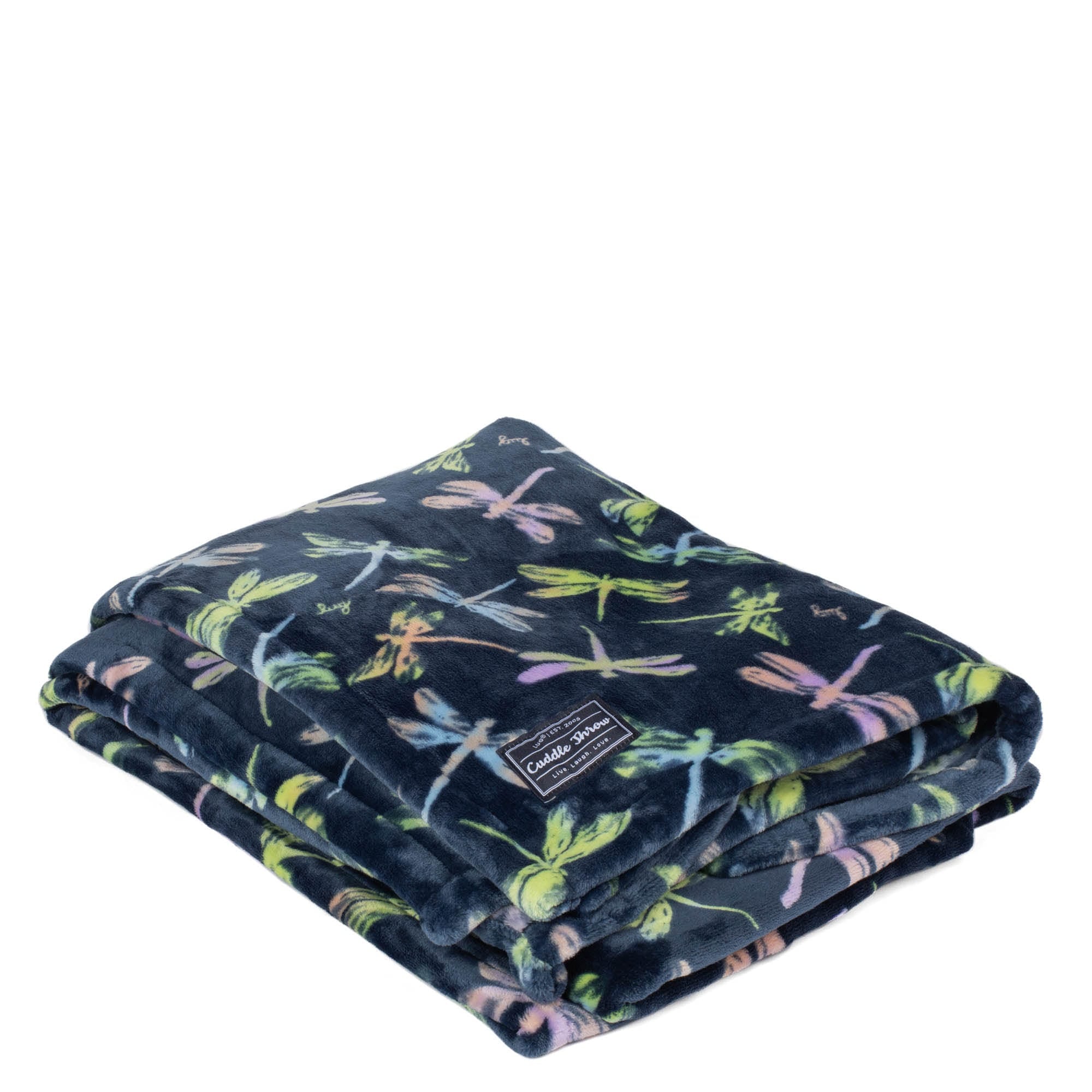 Cuddle Throw Blanket - DRAGONFLY ICEPOP - CuddleThrow_DragonflyIcepop_02_aho9xt