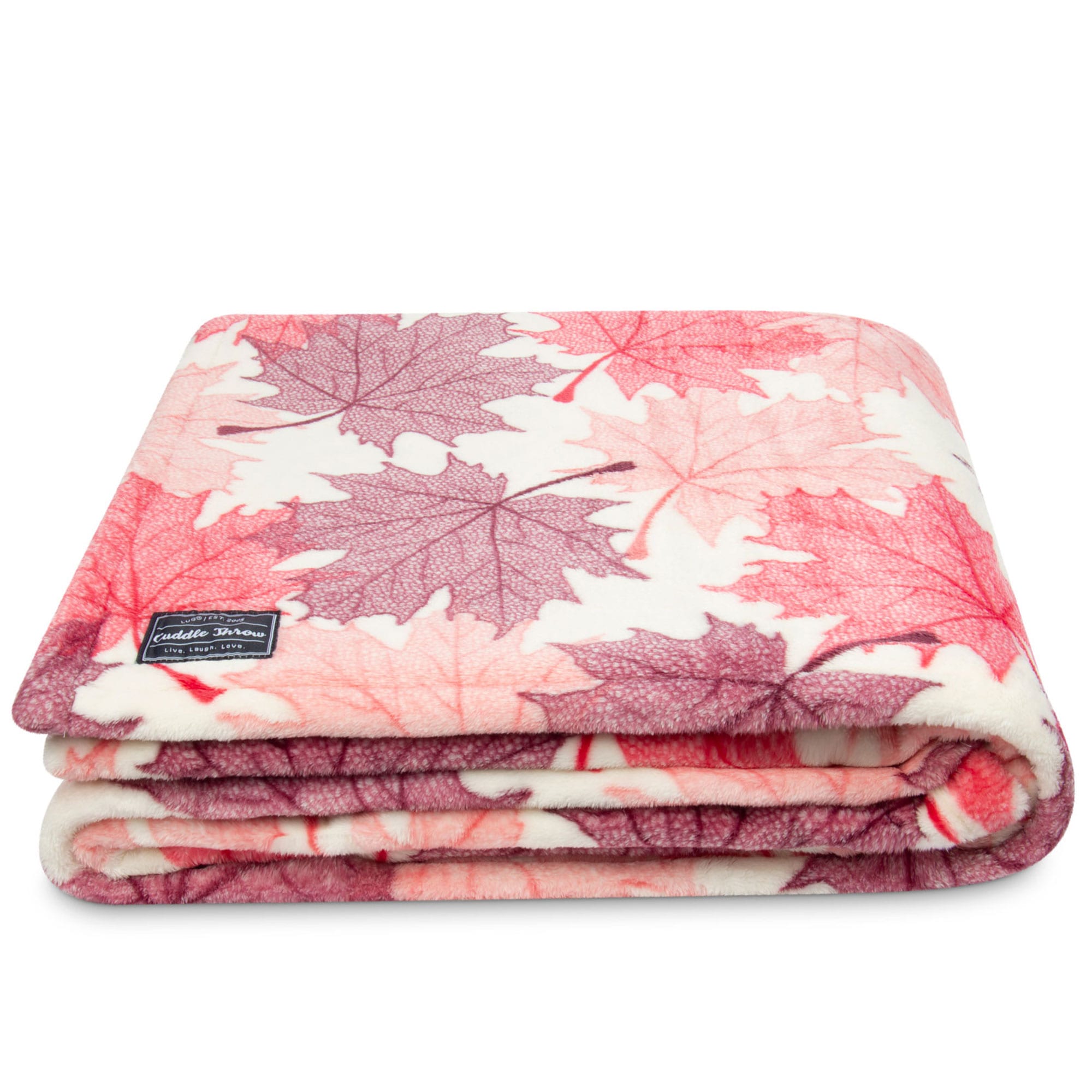 Cuddle Throw Blanket - MAPLES CREAM - CuddleThrow_MapleCream_02_9dv3a5