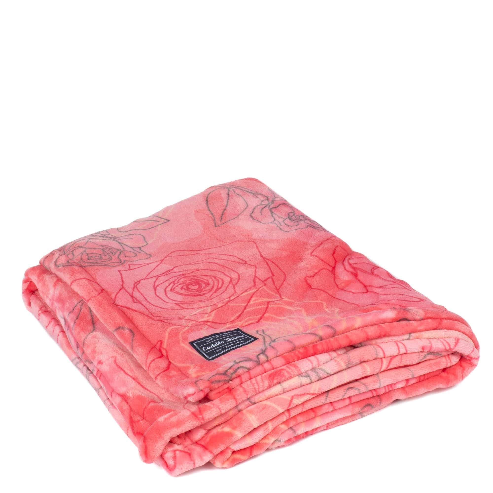 Cuddle Throw Blanket - SERENITY ROSE - CuddleThrow_SerenityRose_02
