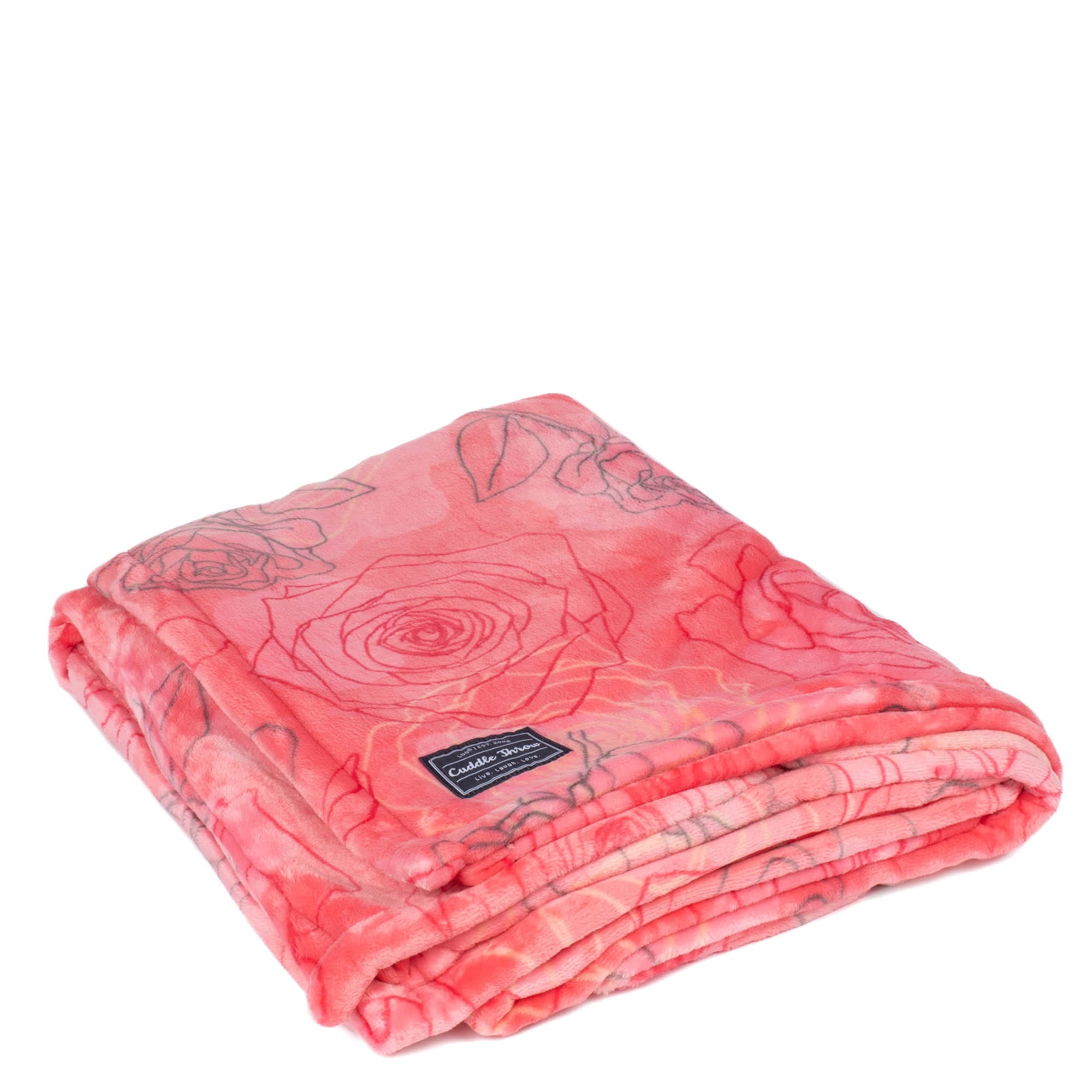 Cuddle Throw Blanket - SERENITY ROSE - CuddleThrow_SerenityRose_02_mzd6ha