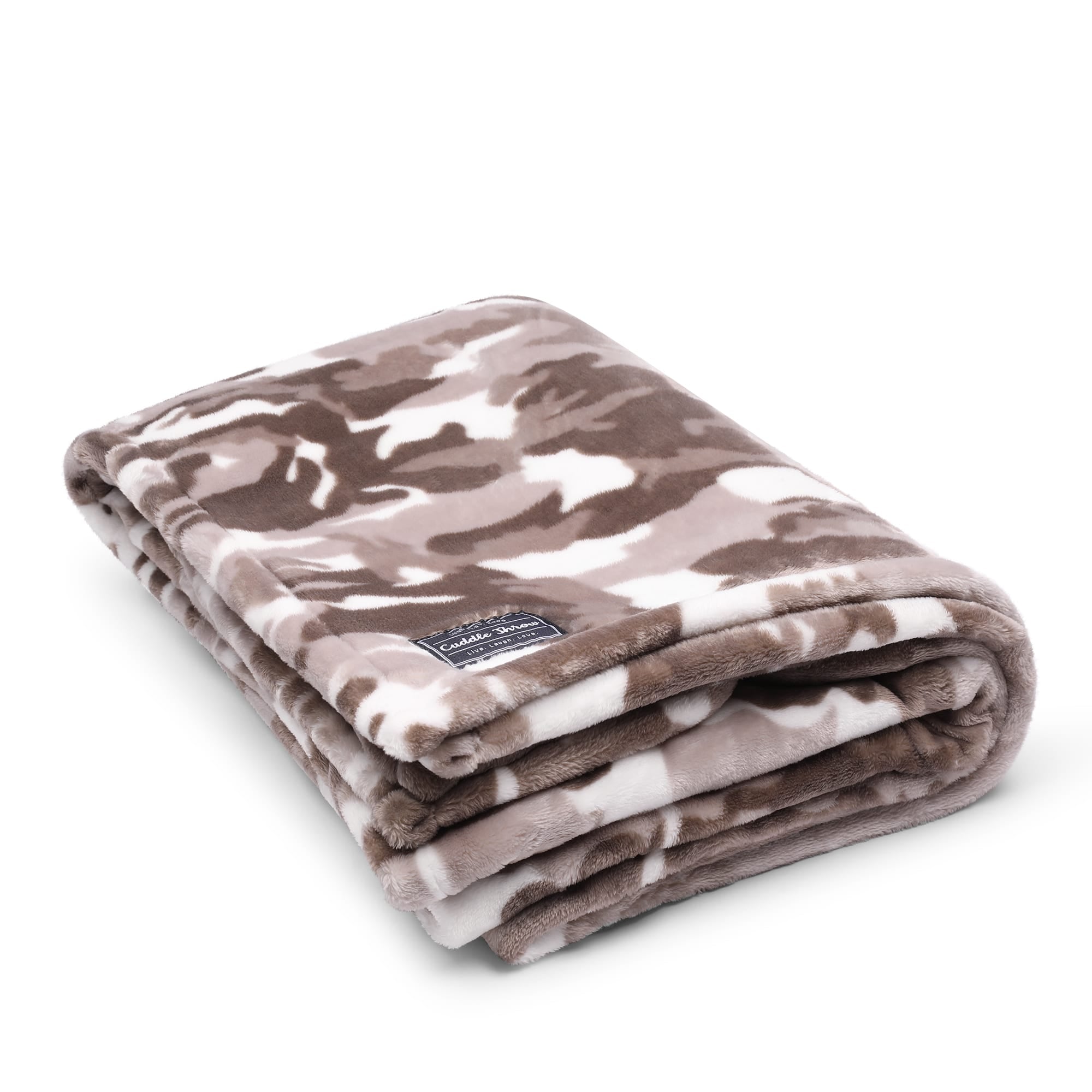 Cuddle Throw Blanket - CAMO TAUPE - Cuddle_20Throw_CamoTaupe_20_02