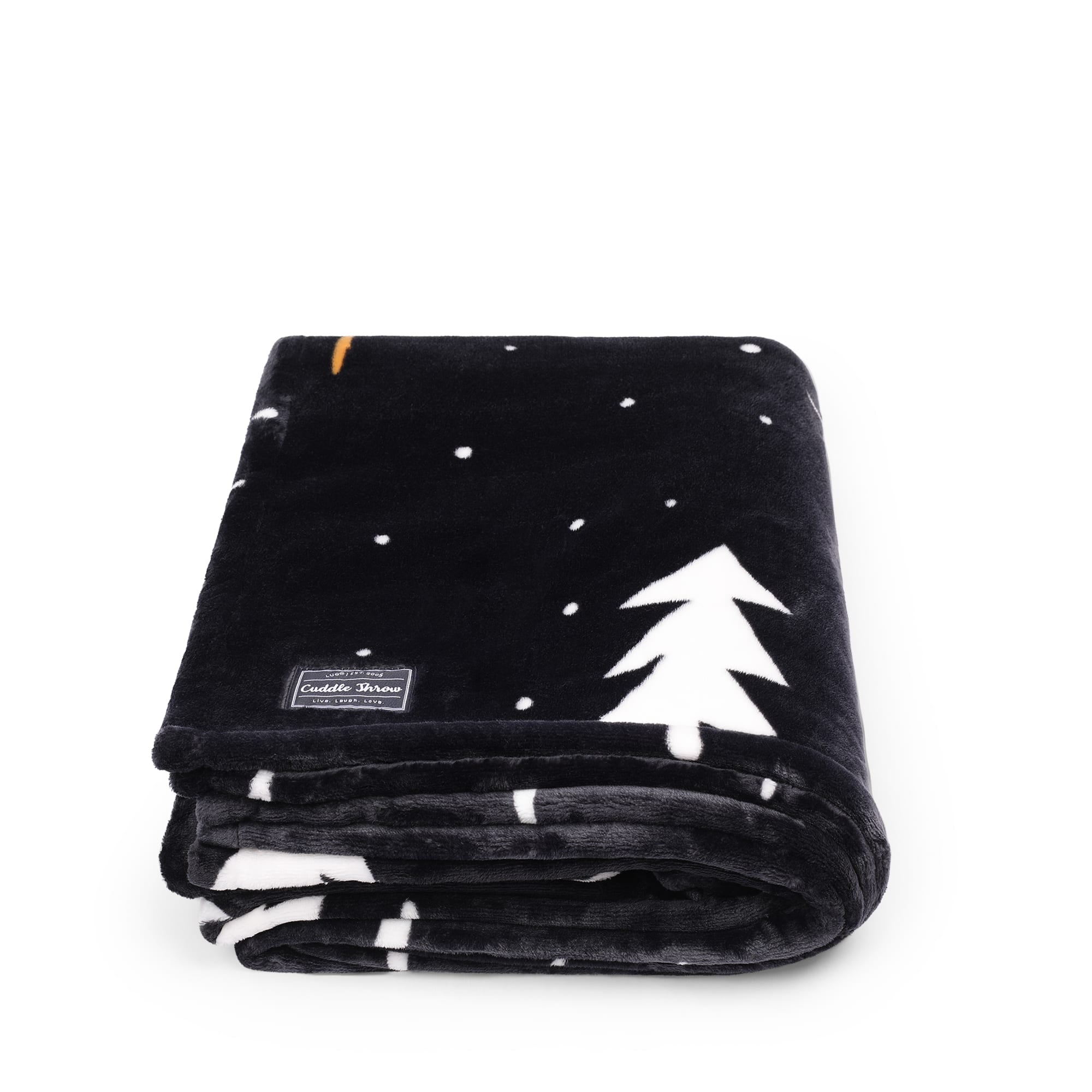 Cuddle Throw Blanket - SNOWMAN TREES - Cuddle_20Throw_SnowmanTrees_01